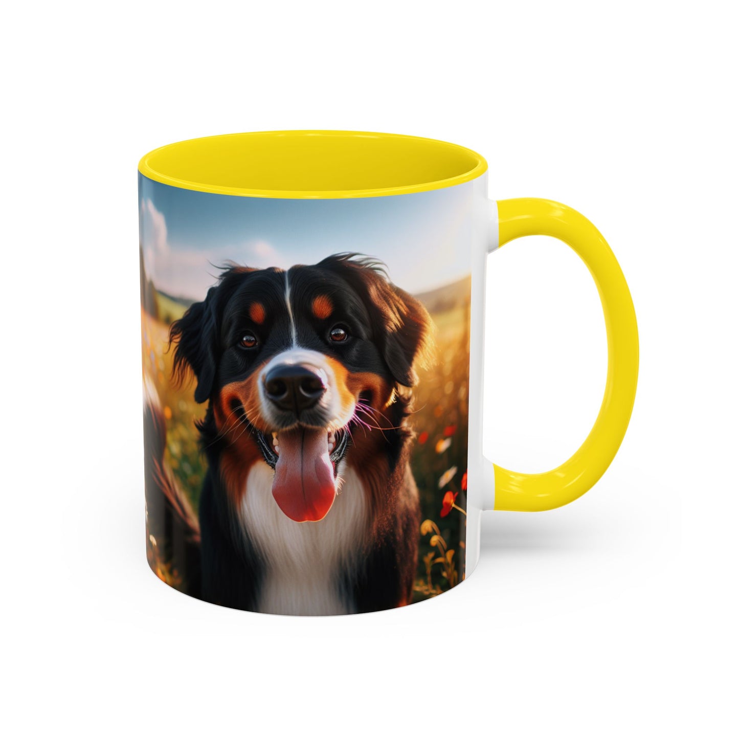 Bernese Mountain Dog Accent Coffee Mug - Perfect Gift for Dog Lovers
