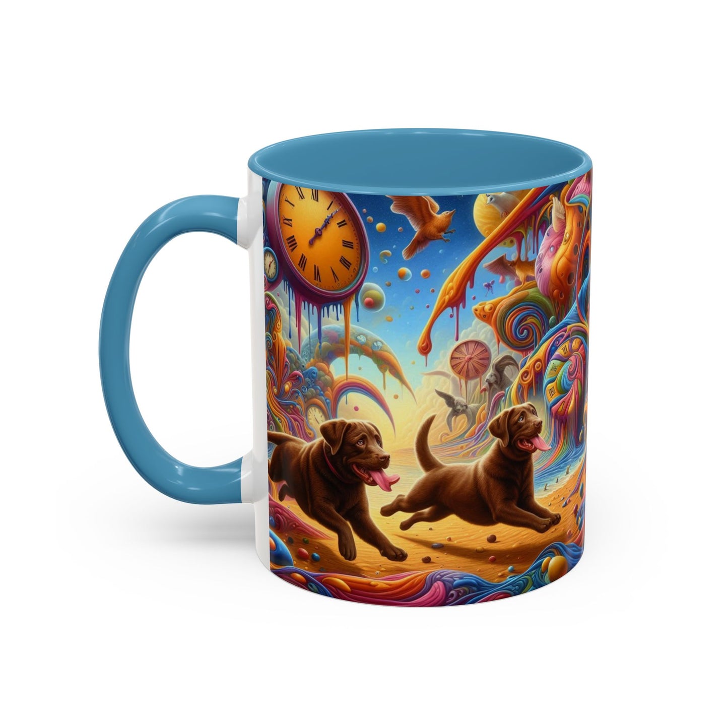 Chocolate Labrador Accent Coffee Mug - Perfect Gift for Dog Lovers