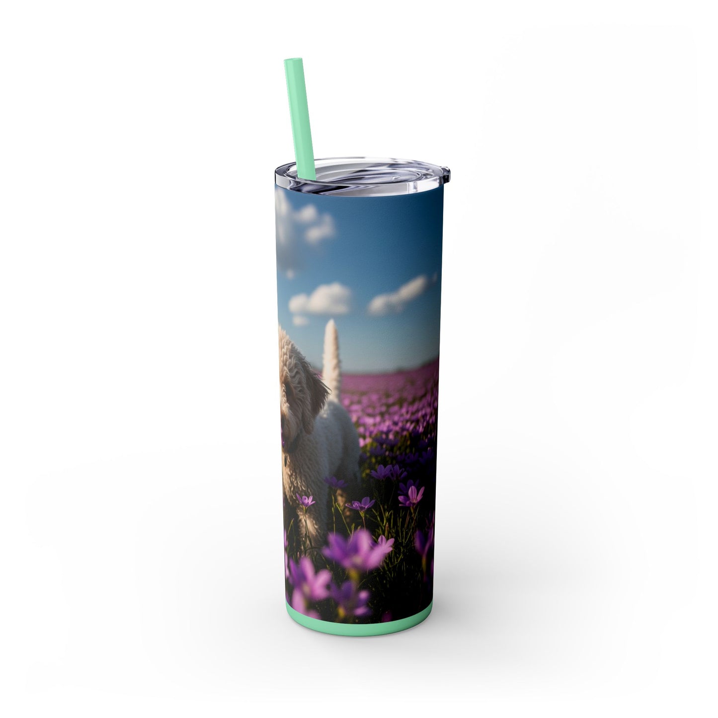 Lagotto Romagnolo Tumbler with Straw, 20oz