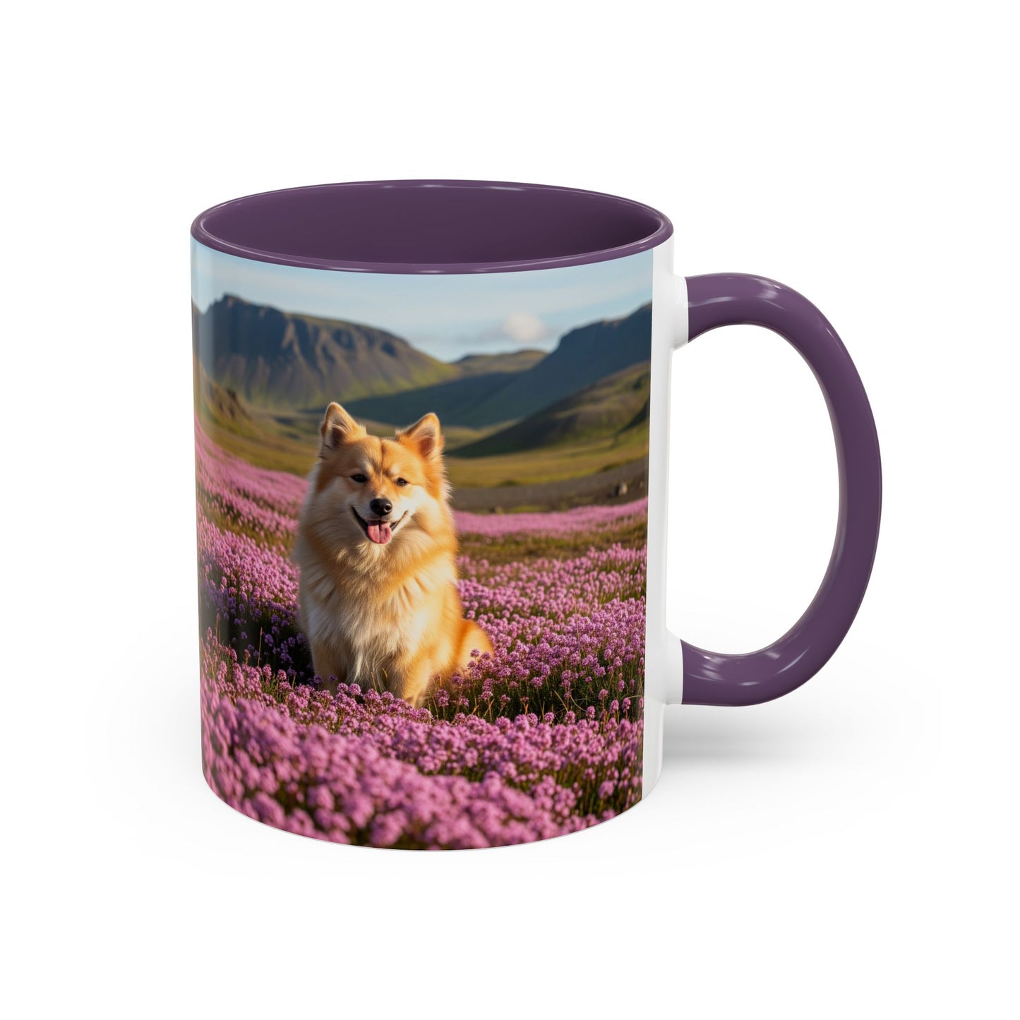 Icelandic Sheepdog Accent Coffee Mug - Perfect Gift for Dog Lovers