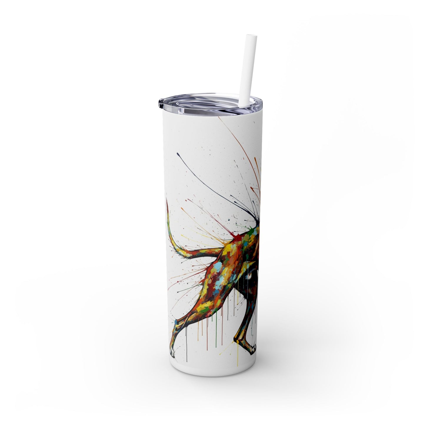 Azawakh Tumbler with Straw, 20oz