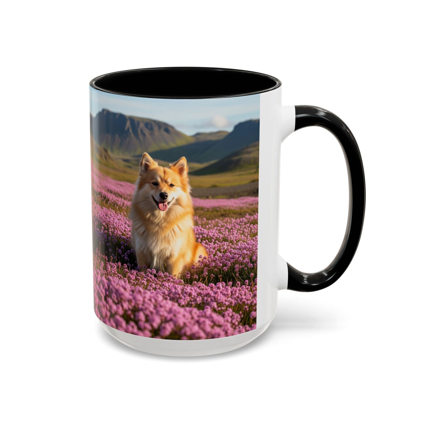 Icelandic Sheepdog Accent Coffee Mug - Perfect Gift for Dog Lovers