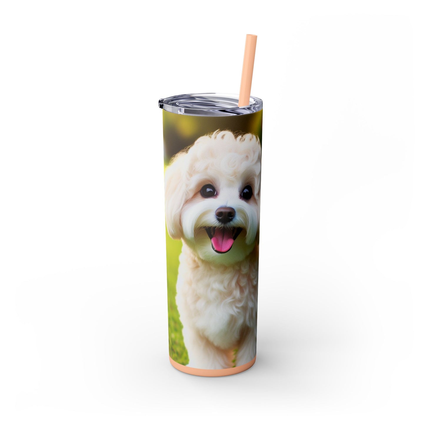 Maltipoo Tumbler with Straw, 20oz