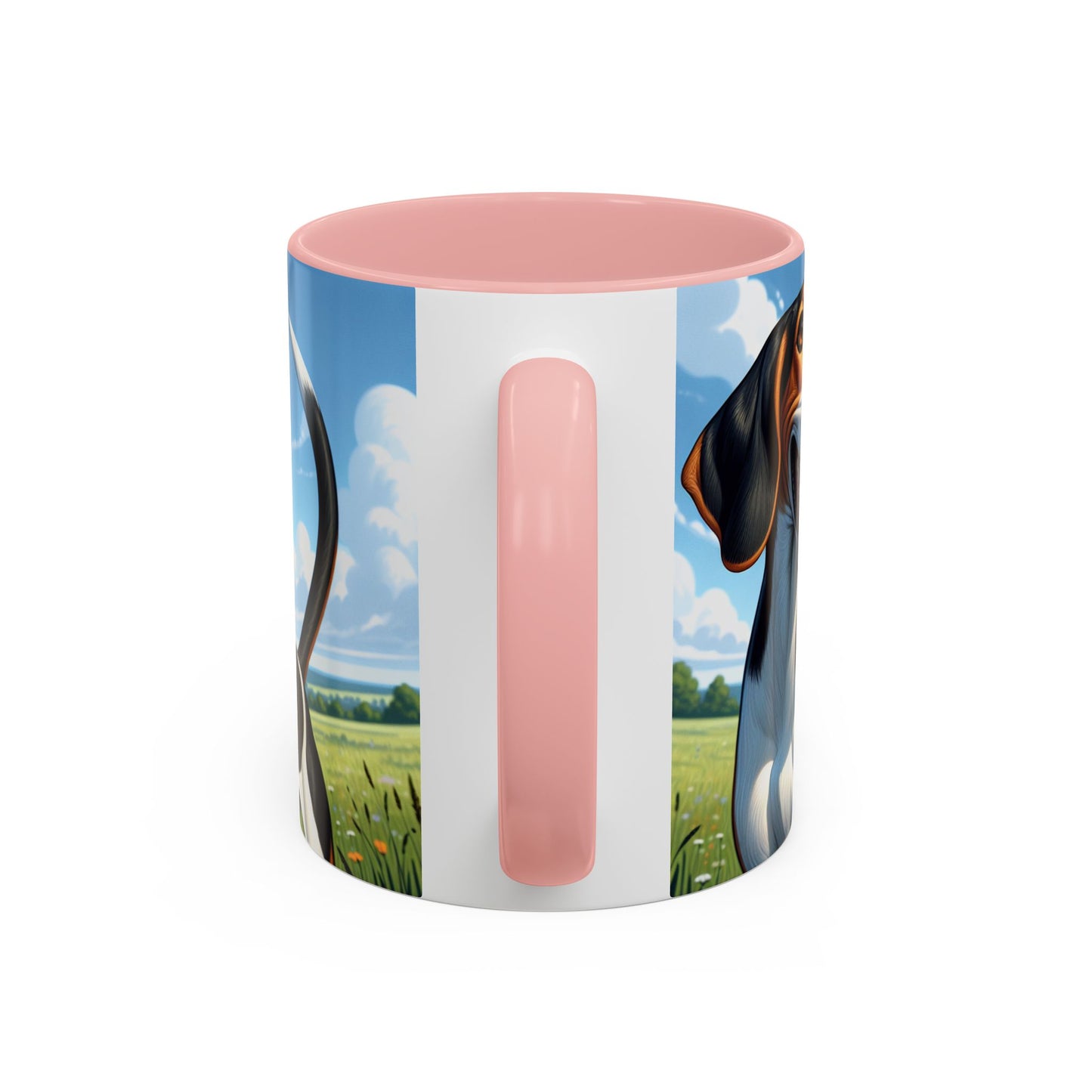 Treeing Walker Coonhound Accent Coffee Mug - Perfect Gift for Dog Lovers