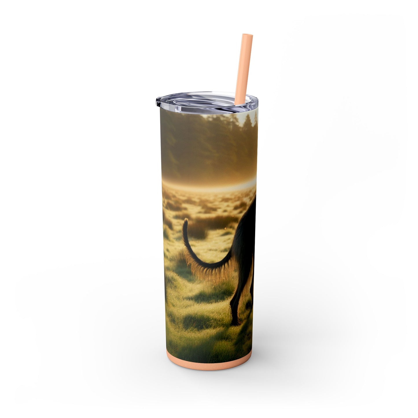 Scottish Deerhound Tumbler with Straw, 20oz