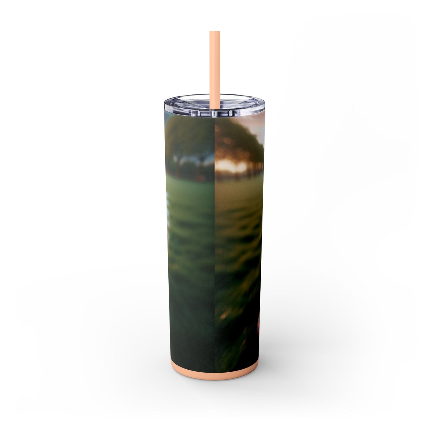 Brittany Dog Tumbler with Straw, 20oz