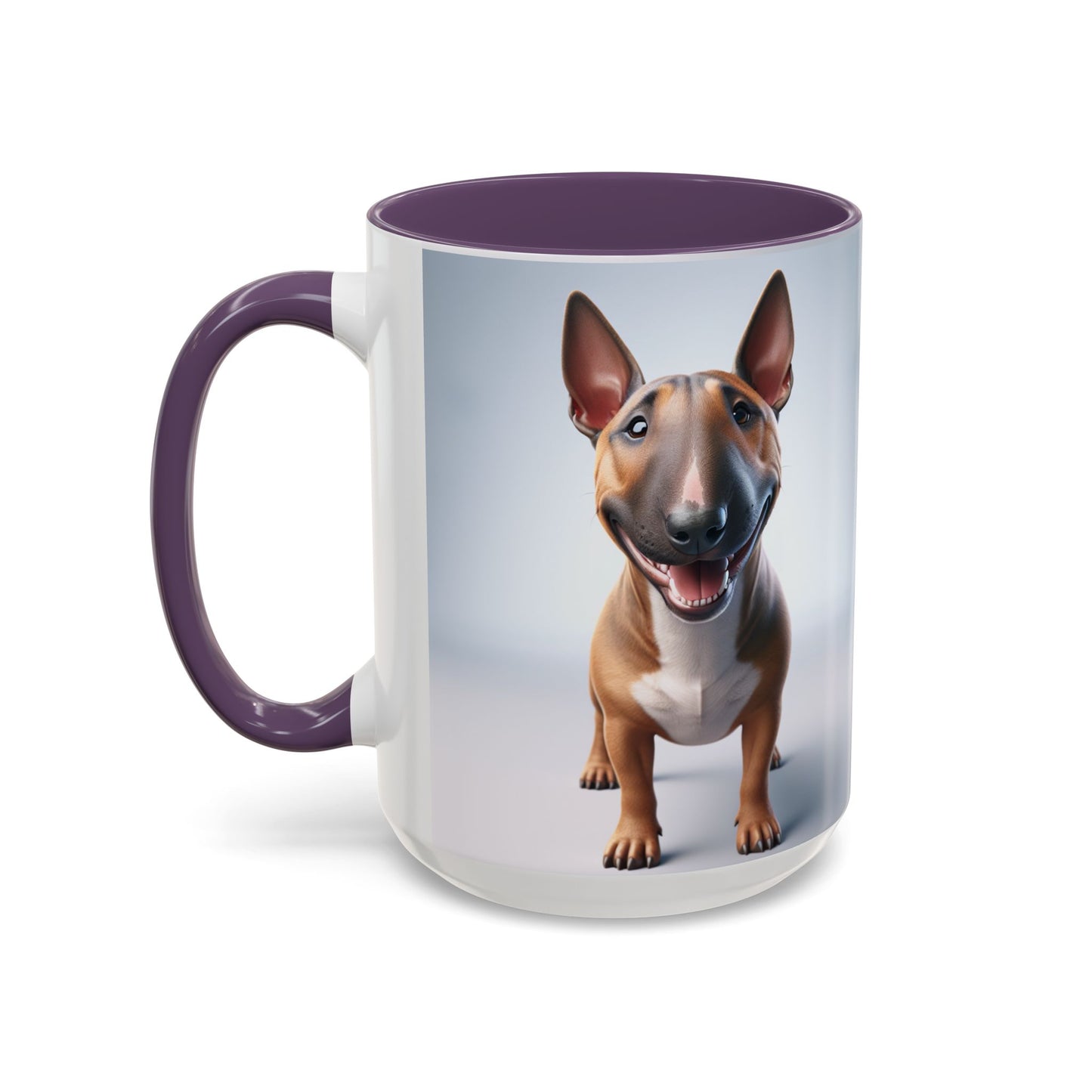 Miniature Bull Terrier Accent Coffee Mug - Perfect Gift for Dog Lovers