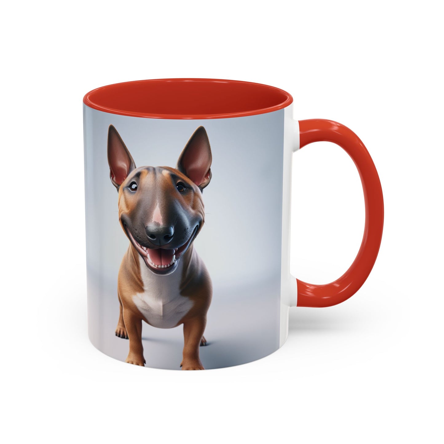Miniature Bull Terrier Accent Coffee Mug - Perfect Gift for Dog Lovers