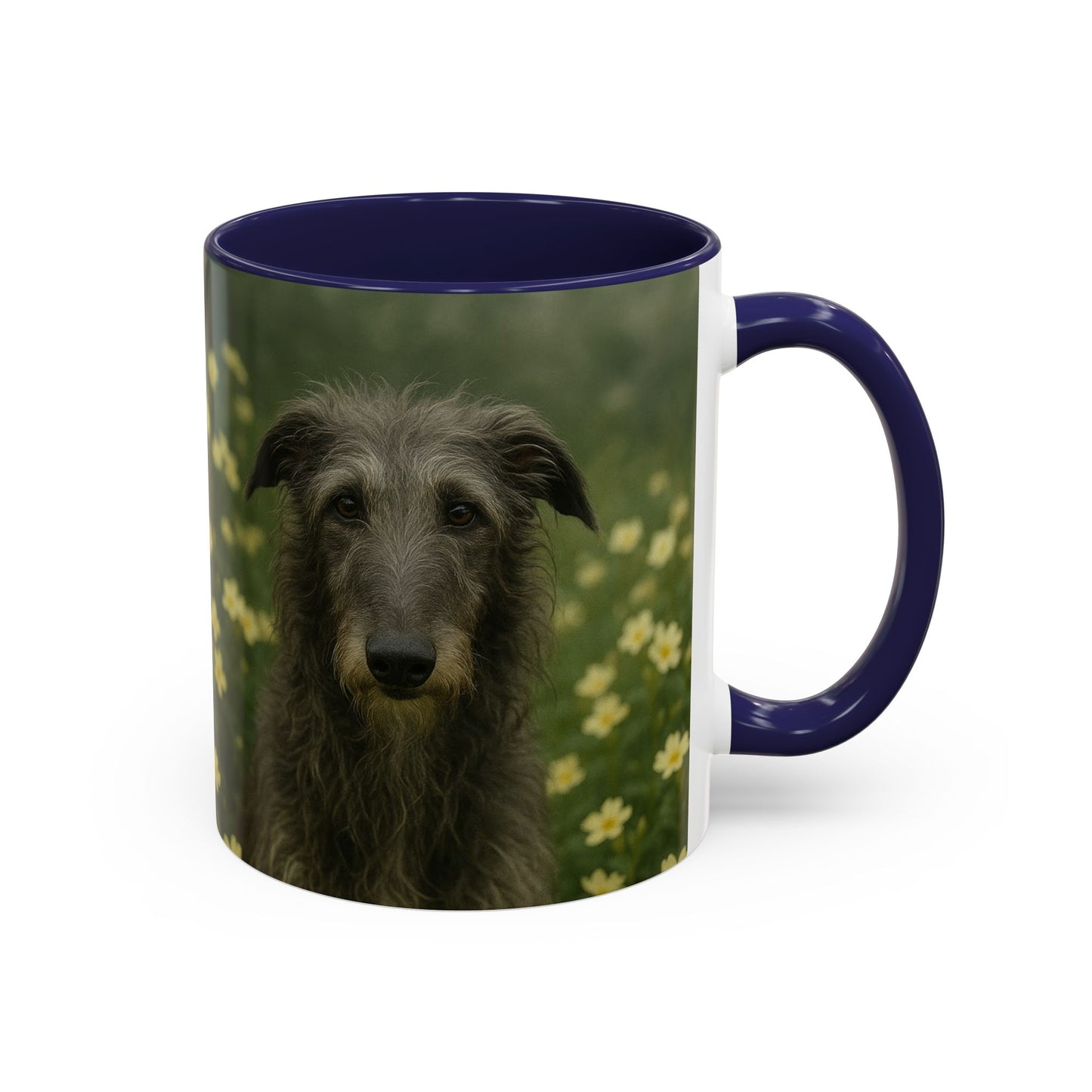 Scottish Deerhound Accent Coffee Mug - Perfect Gift for Dog Lovers