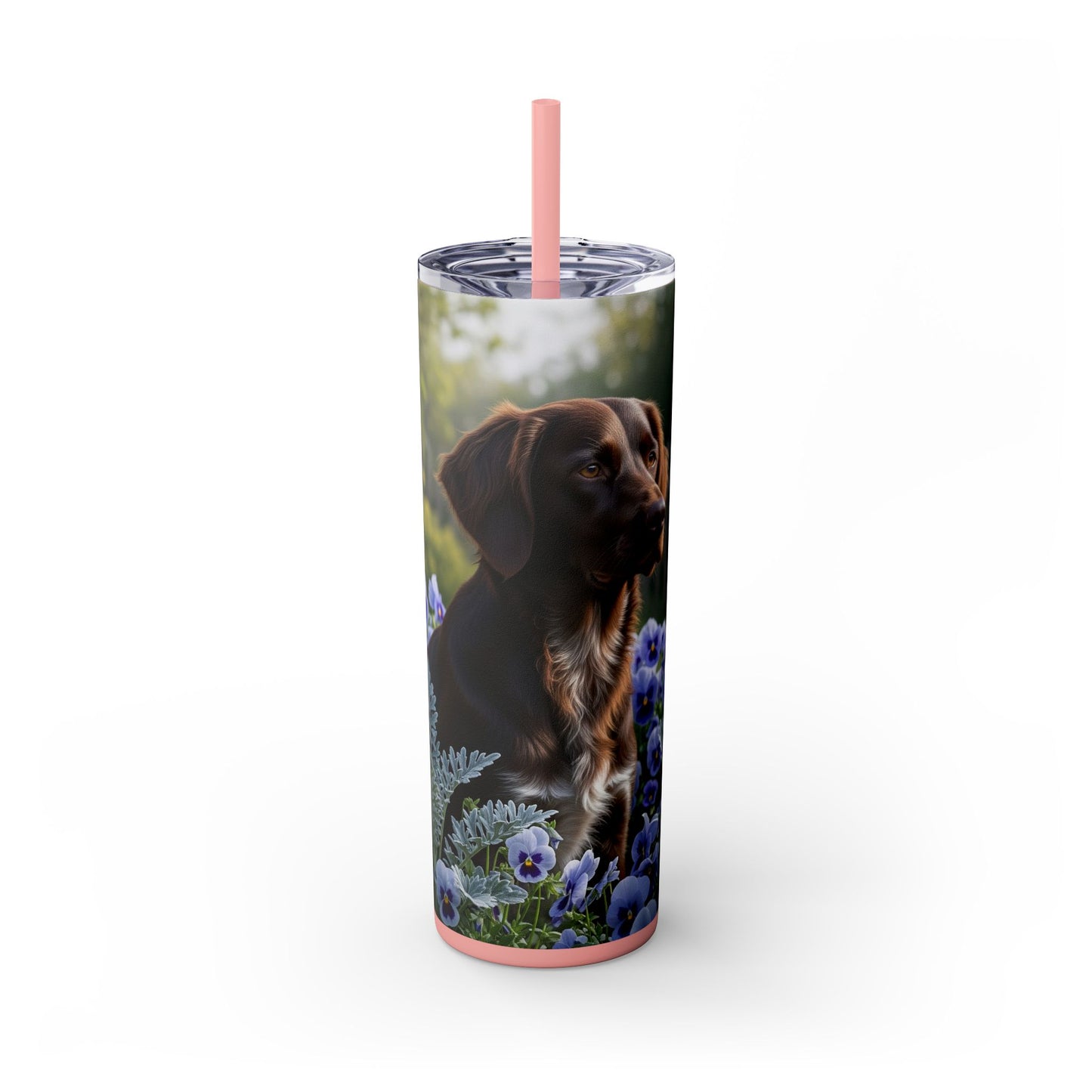 Small Munsterlander Tumbler with Straw, 20oz