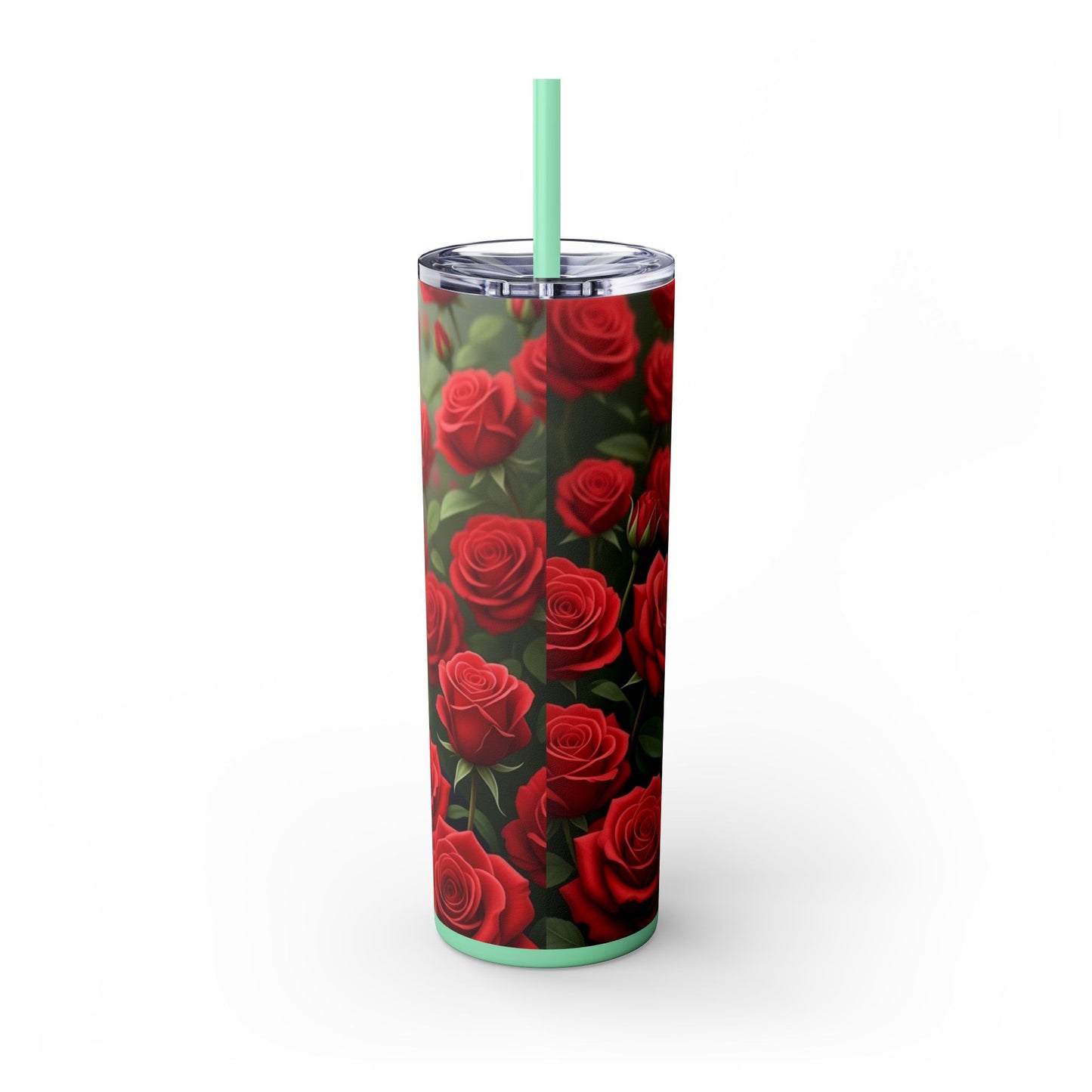 Manchester Terrier Skinny Tumbler with Straw, 20oz