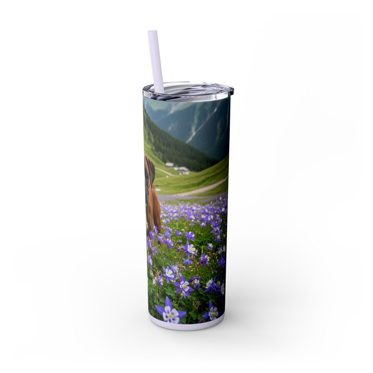Boxer Tumbler with Straw, 20oz