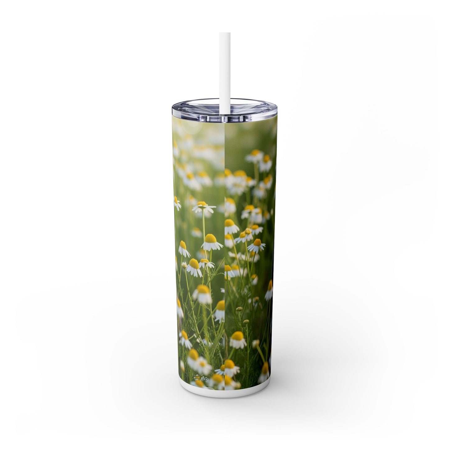 Miniature Schnauzer Skinny Tumbler with Straw, 20oz