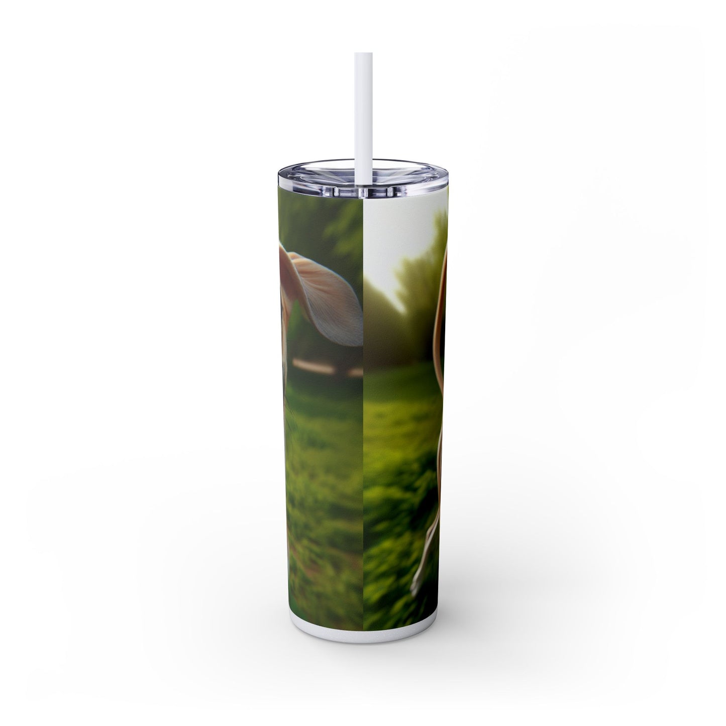 Sloughi Skinny Tumbler with Straw, 20oz