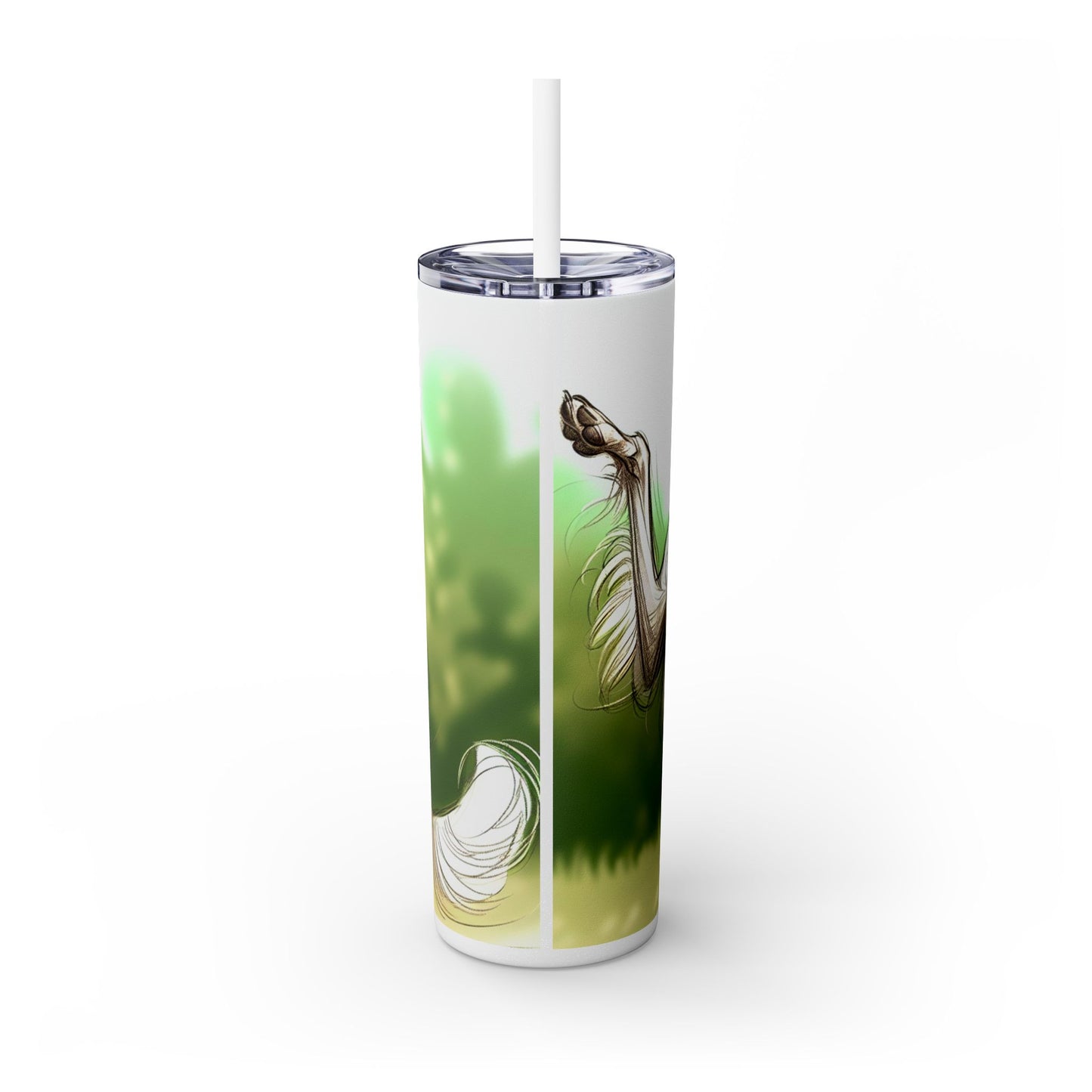 Borzoi Tumbler with Straw, 20oz