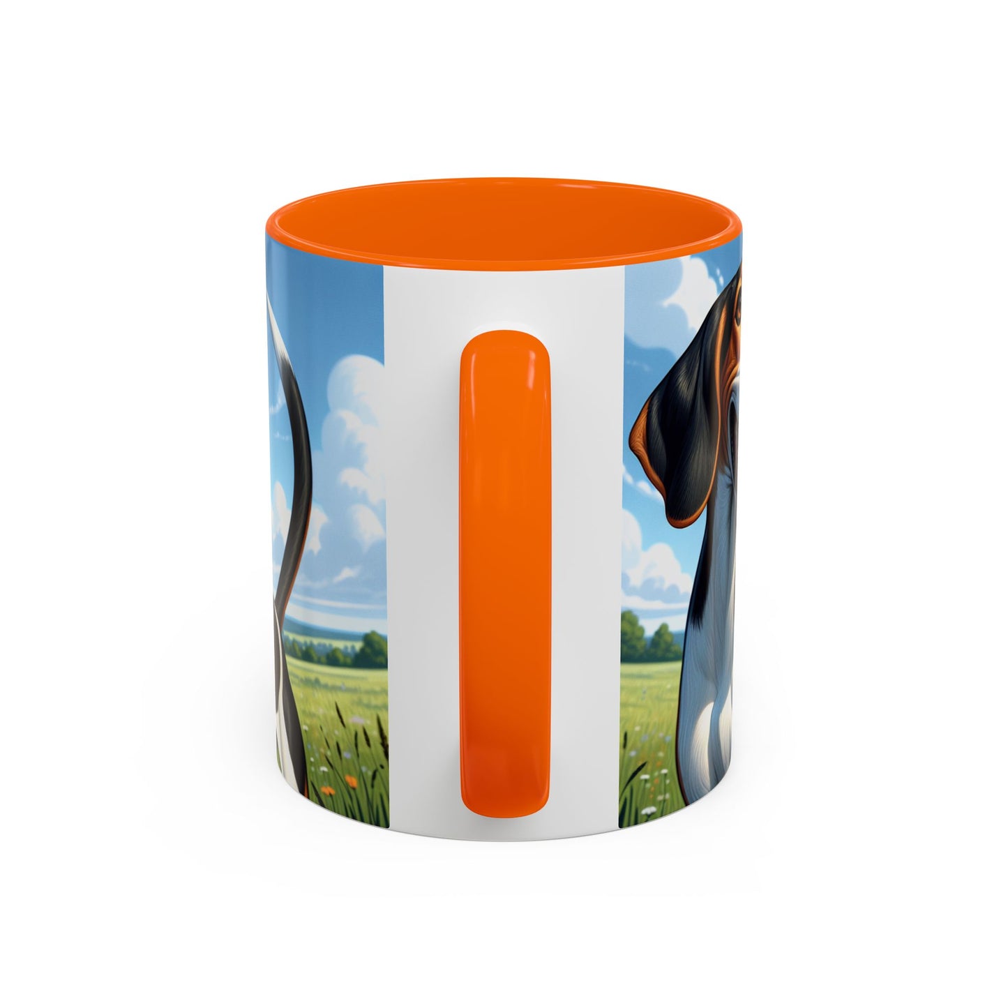Treeing Walker Coonhound Accent Coffee Mug - Perfect Gift for Dog Lovers
