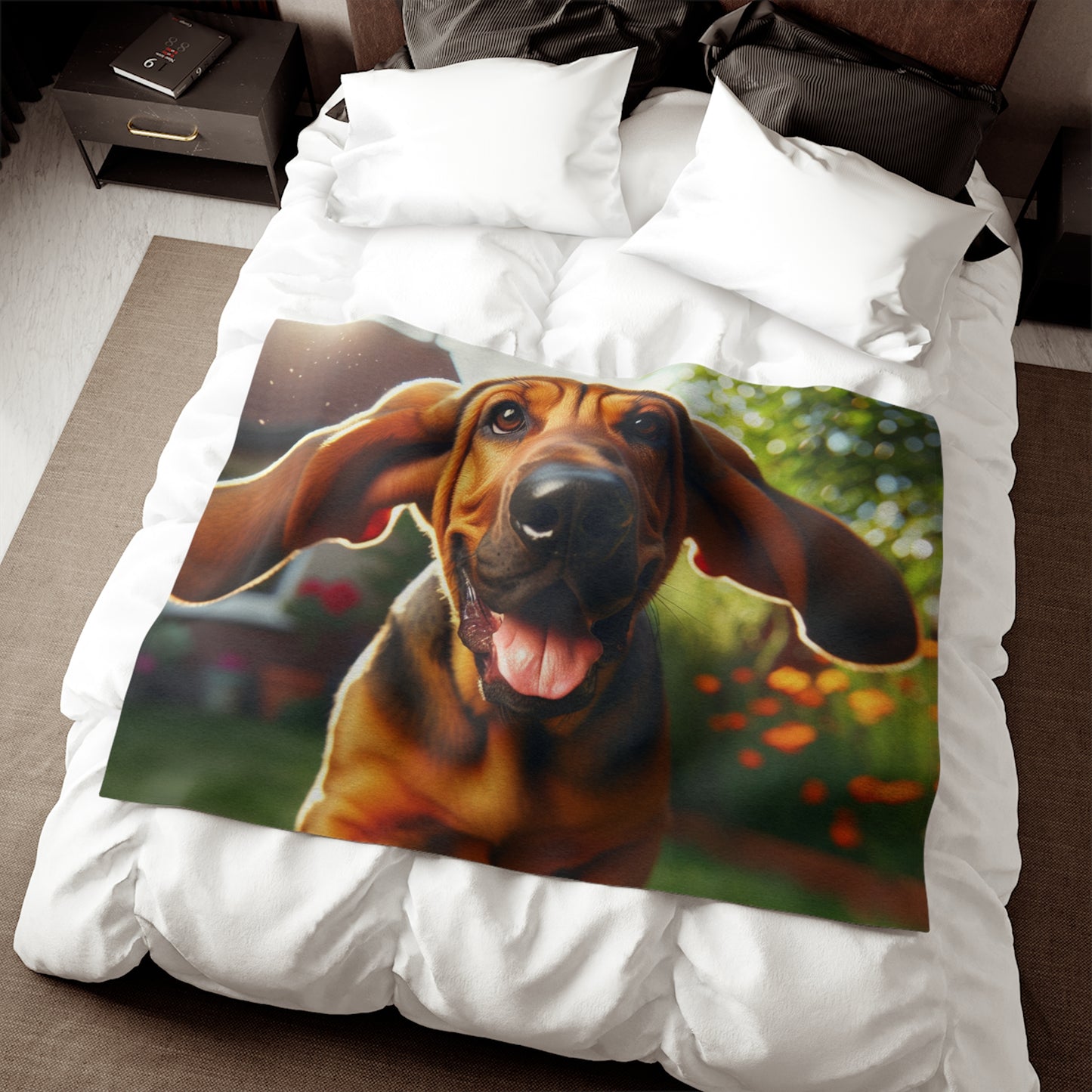 Bloodhound Sweatshirt Blanket