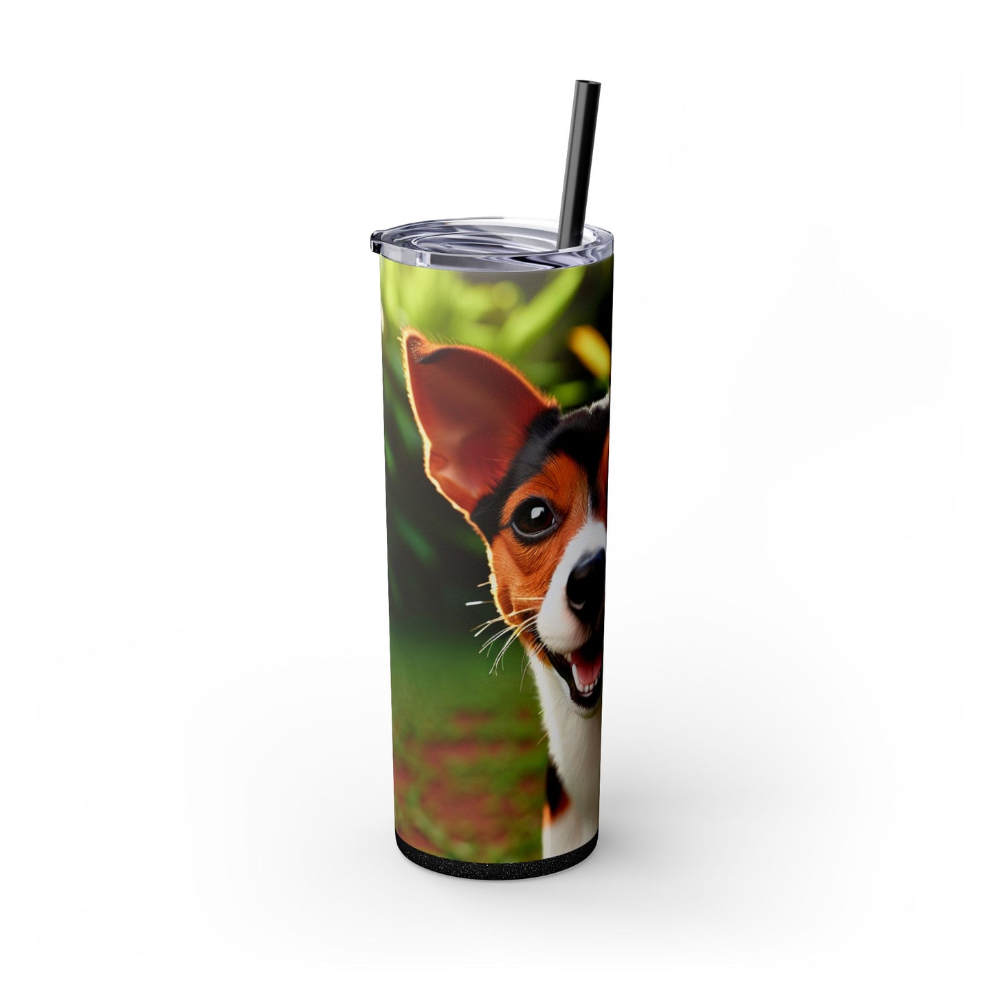 Brazilian Terrier Tumbler with Straw, 20oz