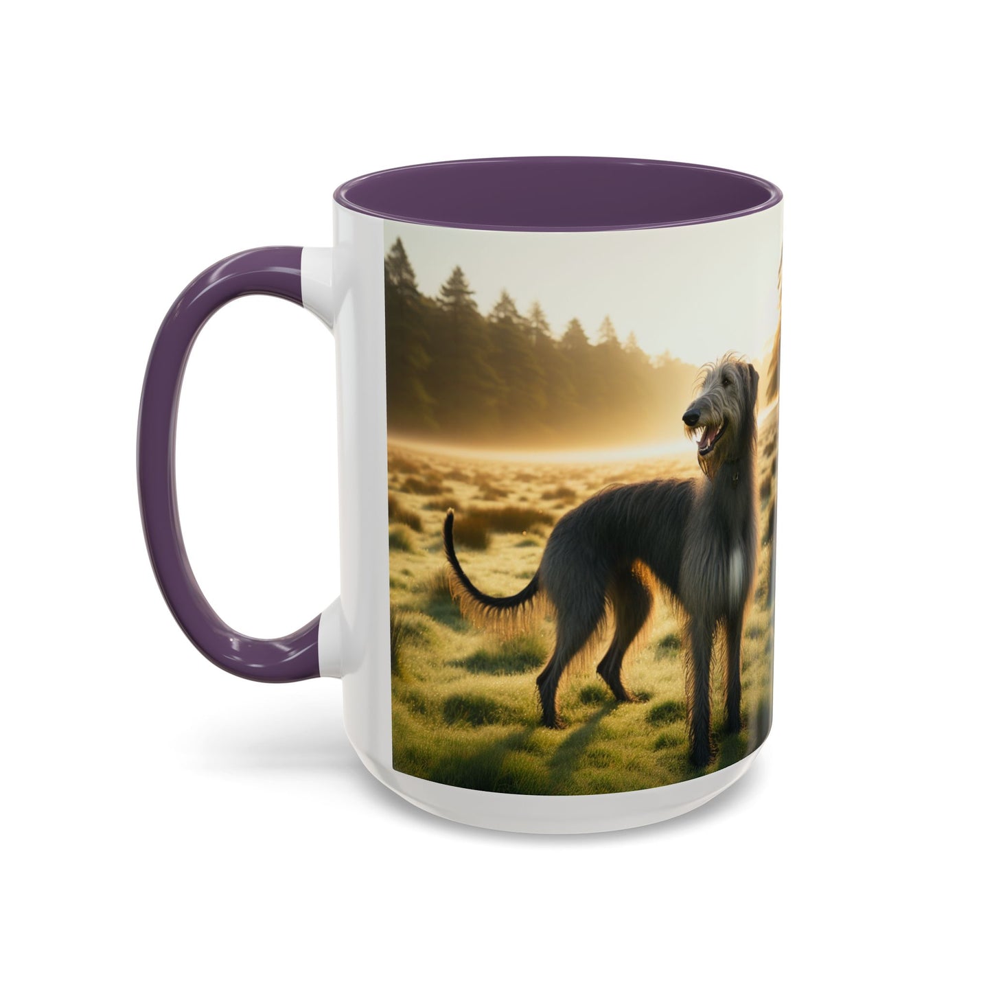 Scottish Deerhound Accent Coffee Mug - Perfect Gift for Dog Lovers