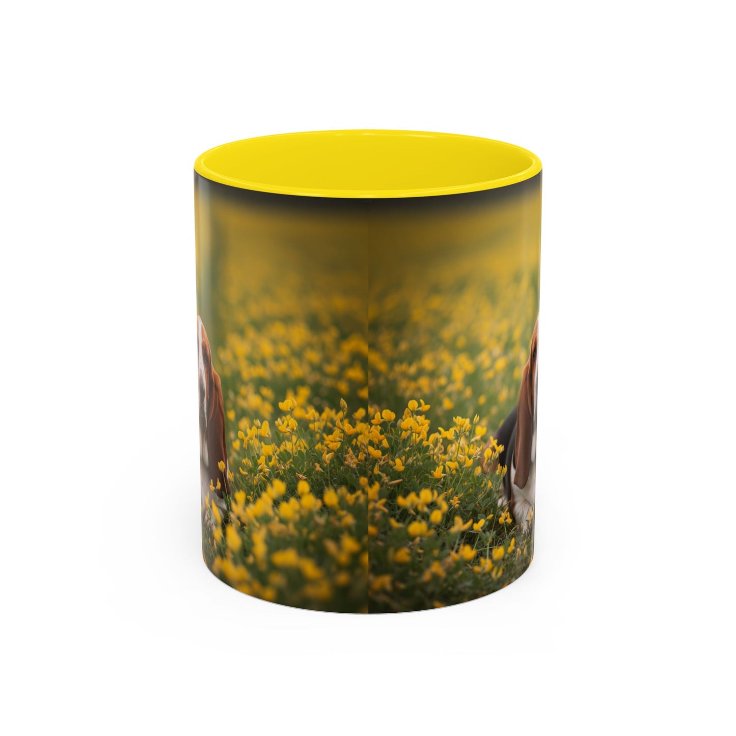 Basset Hound Accent Coffee Mug - Perfect Gift for Dog Lovers