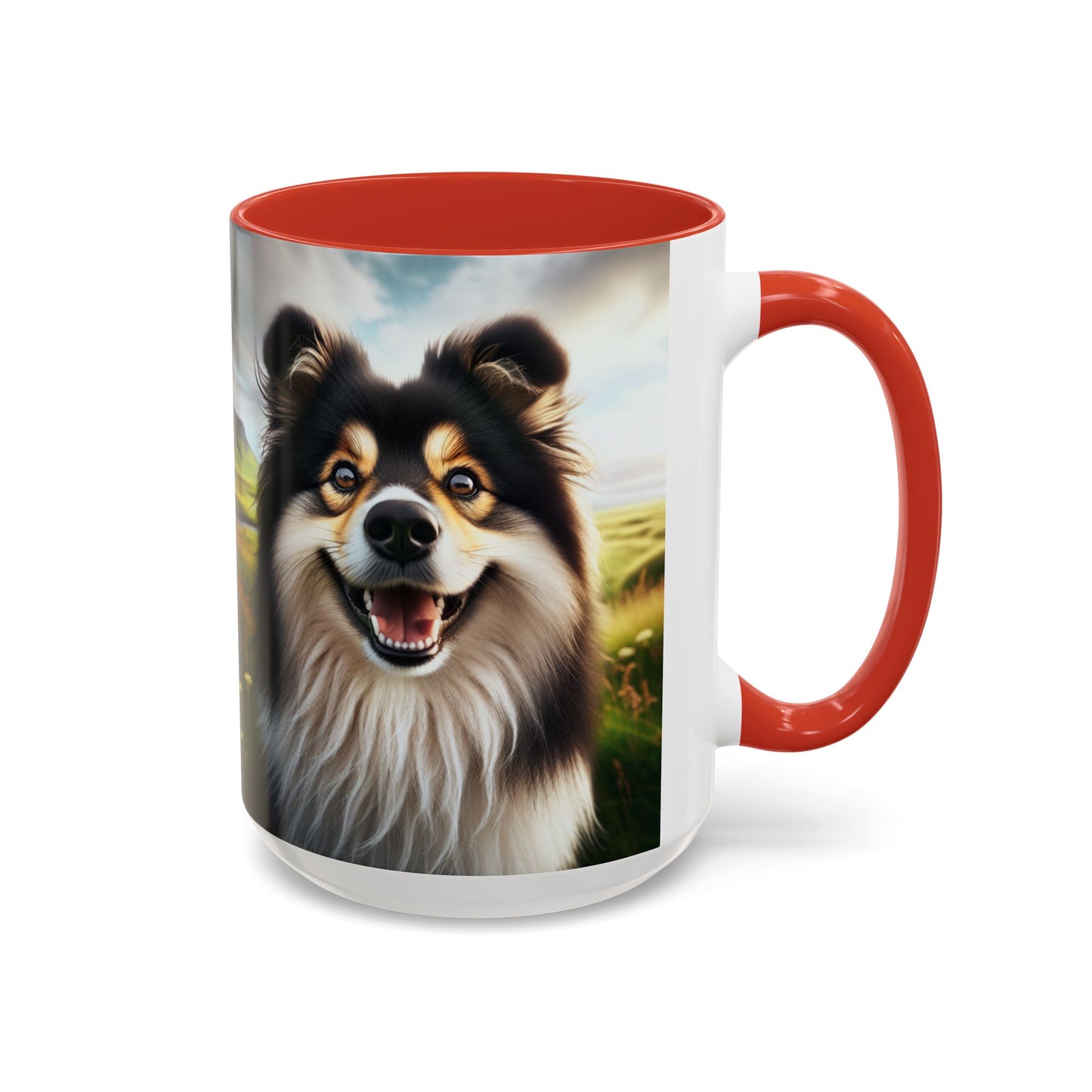 Icelandic Sheepdog Accent Coffee Mug - Perfect Gift for Dog Lovers
