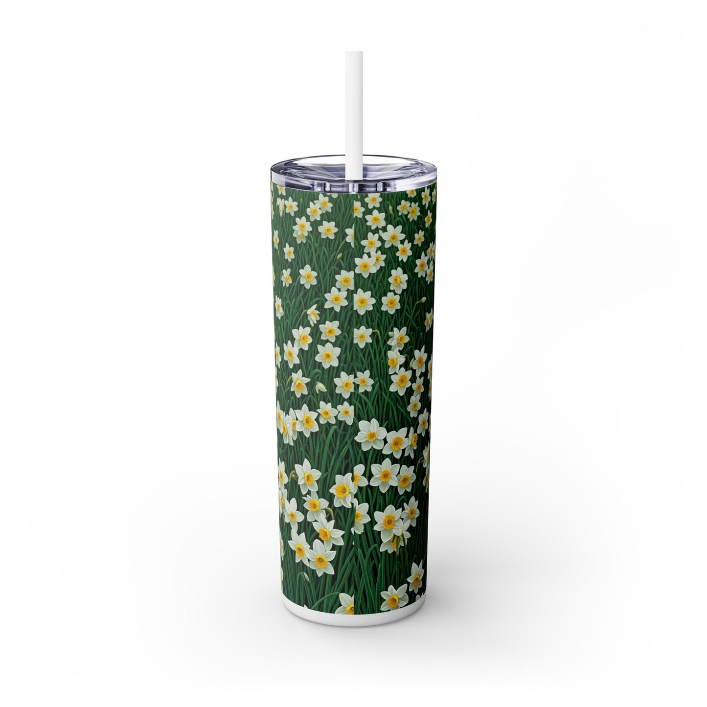 Porcelaine Tumbler with Straw, 20oz