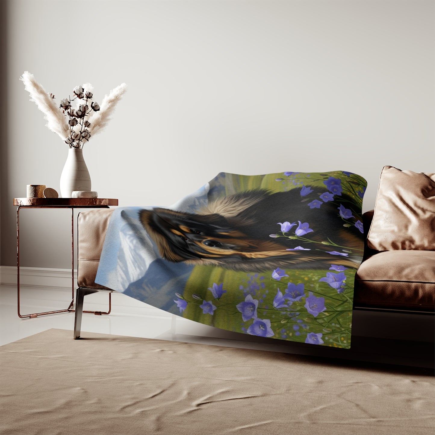 Tibetan Mastiff Sweatshirt Blanket