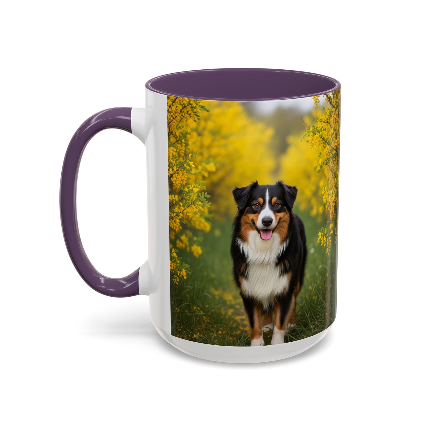 Australian Shepherd Accent Coffee Mug - Perfect Gift for Dog Lovers