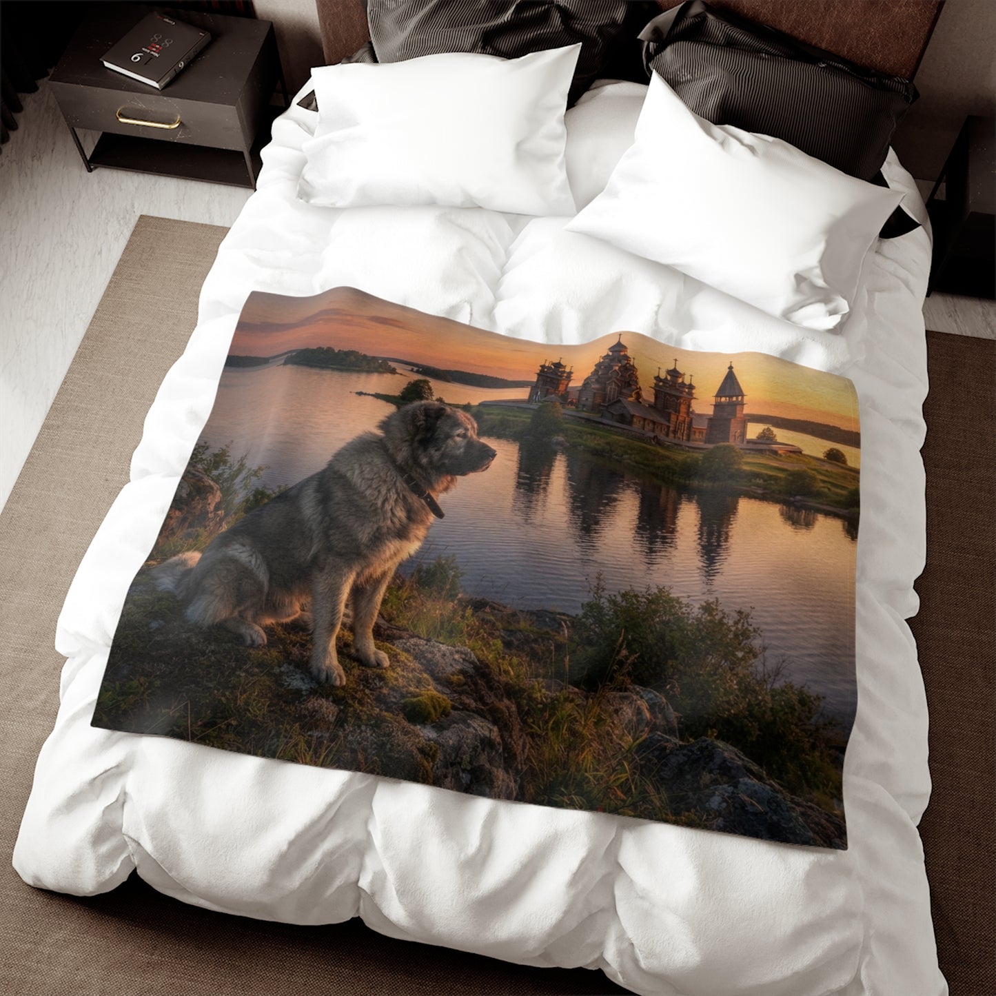 Caucasian Shepherd Dog Blanket