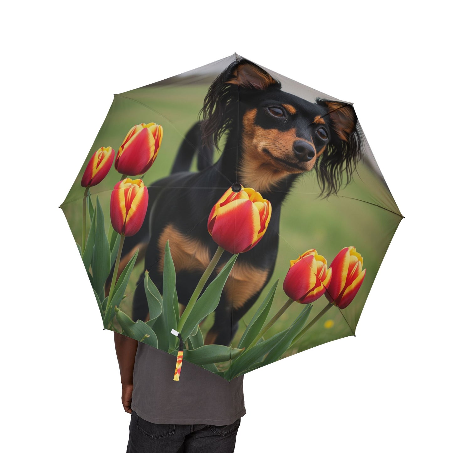 Russian Toy Semi-Automatic Foldable Umbrella