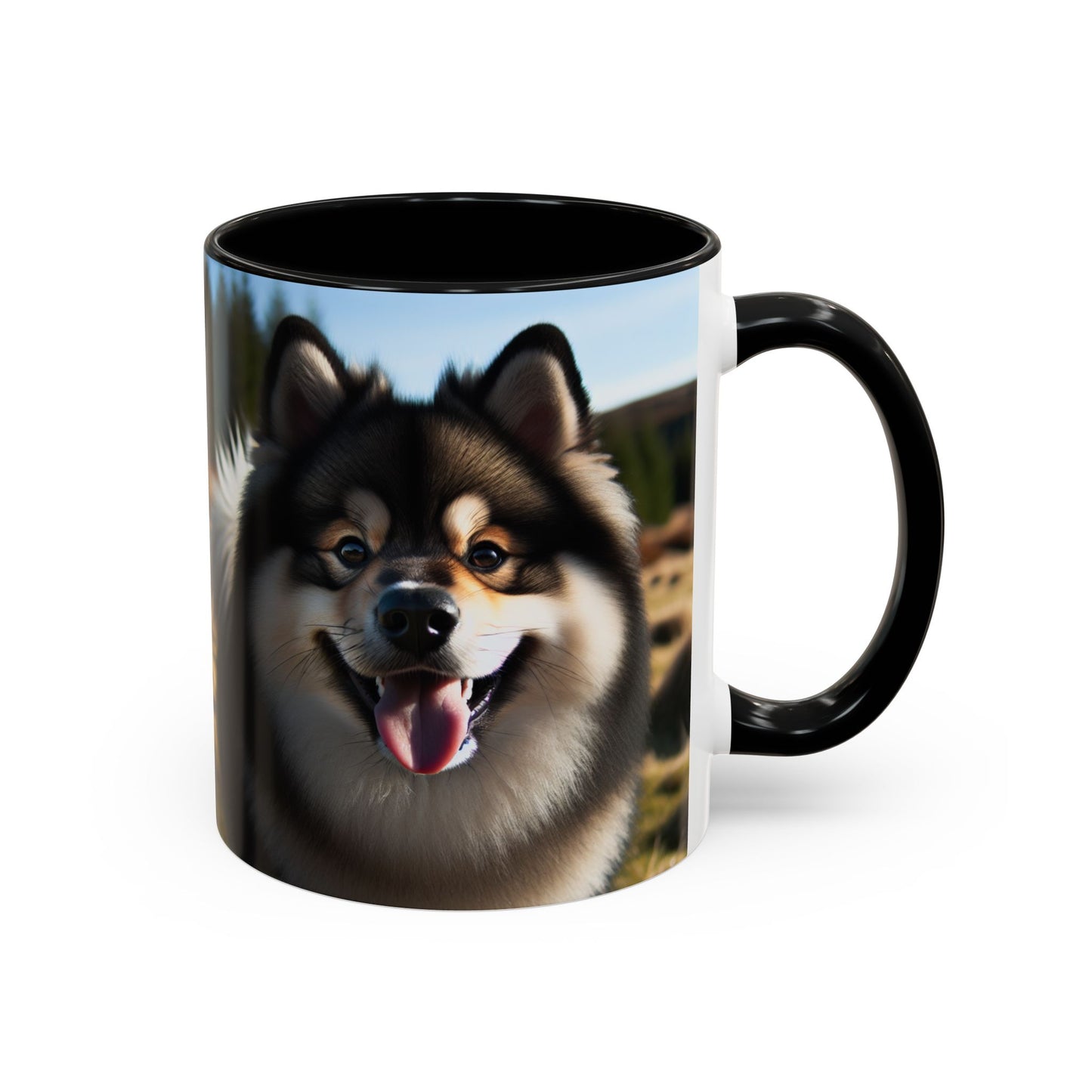 Norwegian Buhund Accent Coffee Mug - Perfect Gift for Dog Lovers
