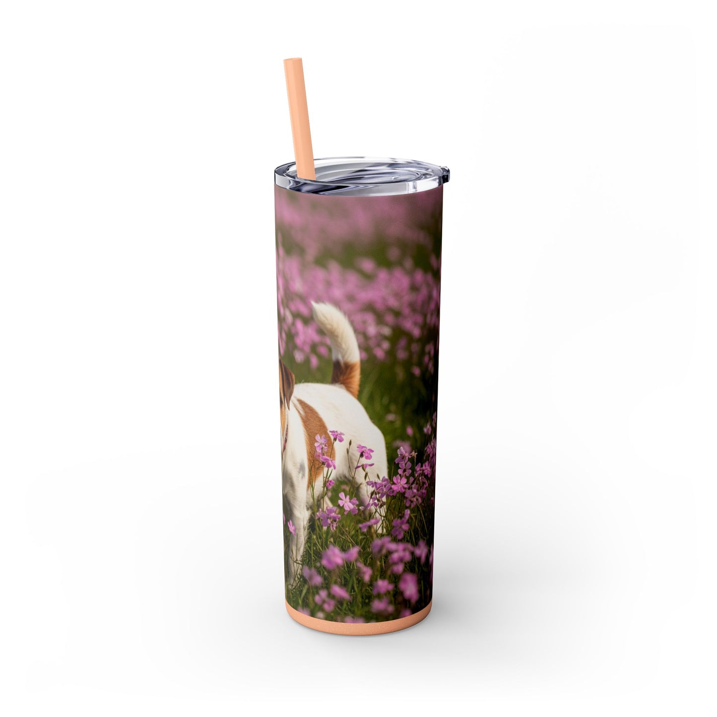 Parson Russell Terrier Skinny Tumbler with Straw, 20oz