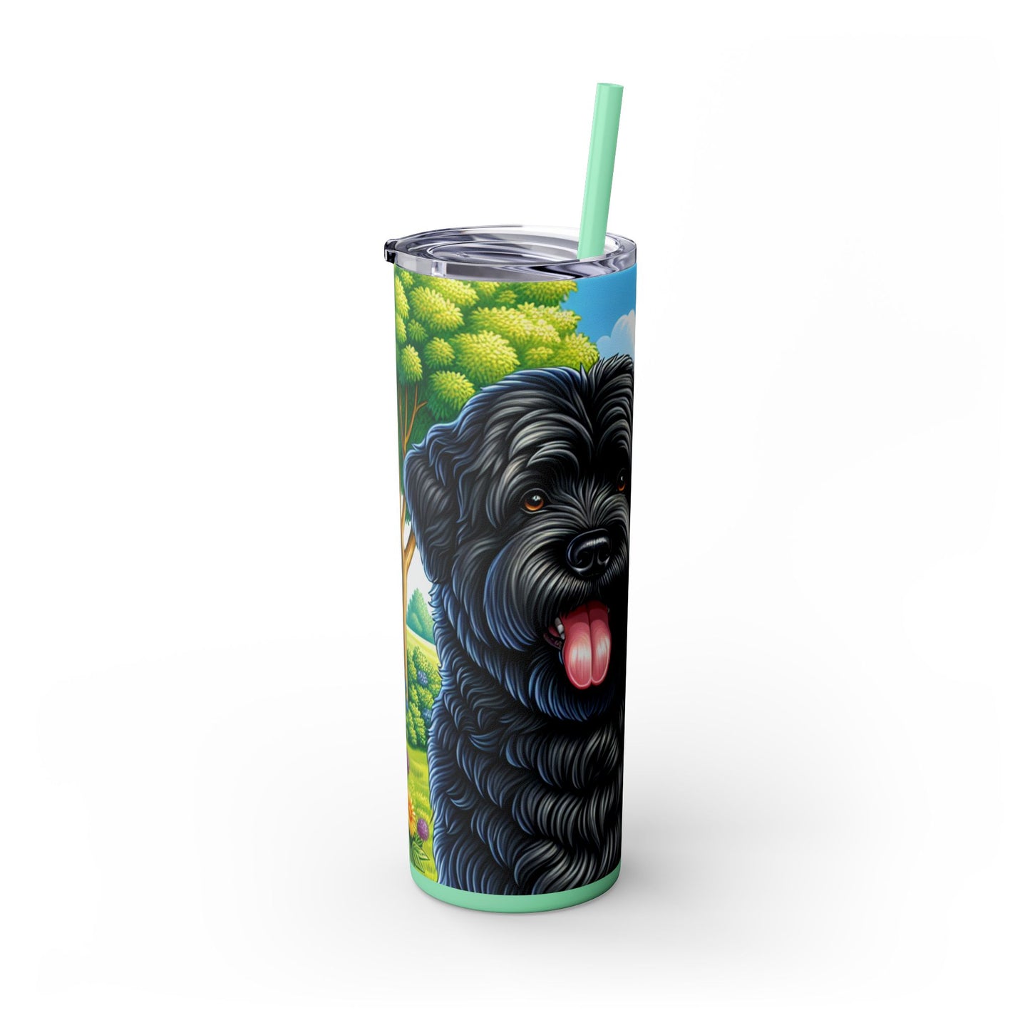 Bouvier des Flandres Tumbler with Straw, 20oz