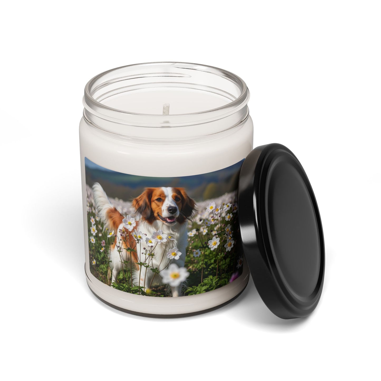 Nederlandse Kooikerhondje- Scented Soy Candle, 9oz