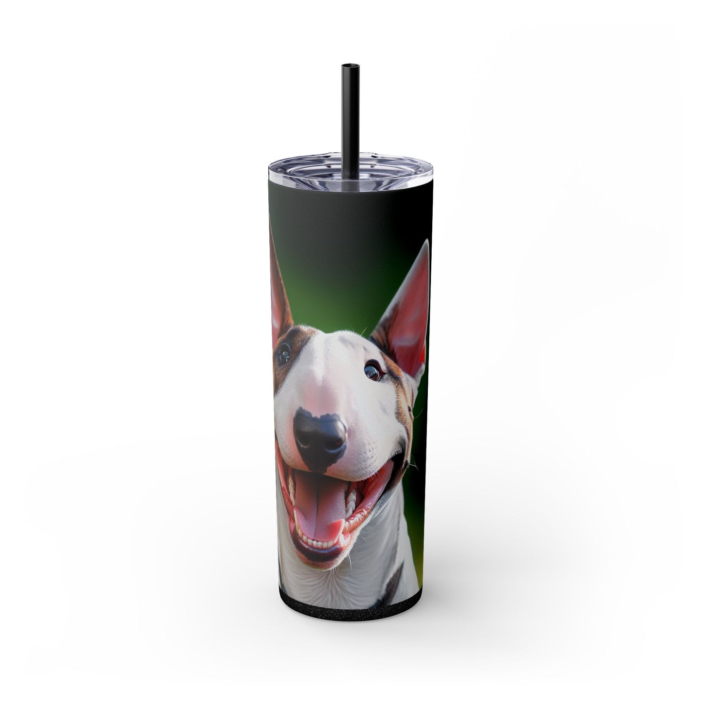 Bull Terrier Tumbler with Straw, 20oz