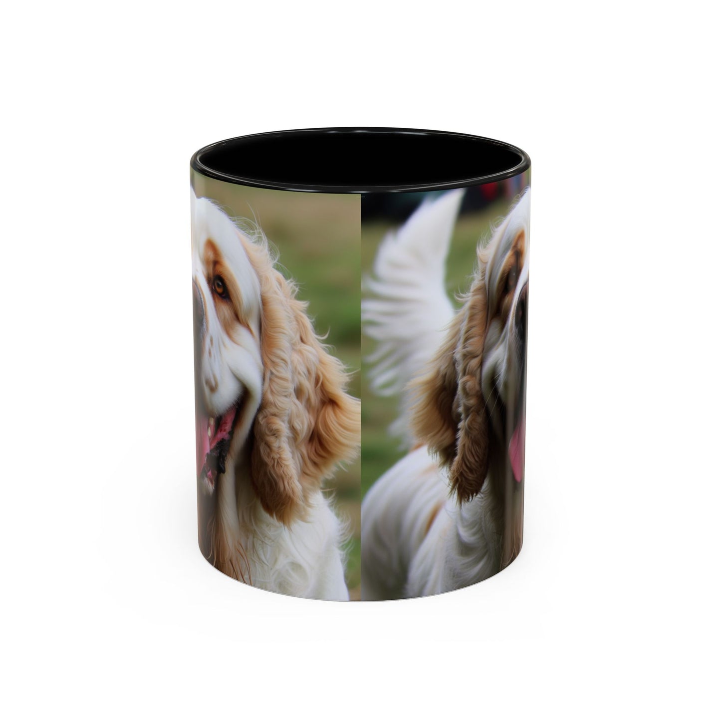 Clumber Spaniel Accent Coffee Mug - Perfect Gift for Dog Lovers