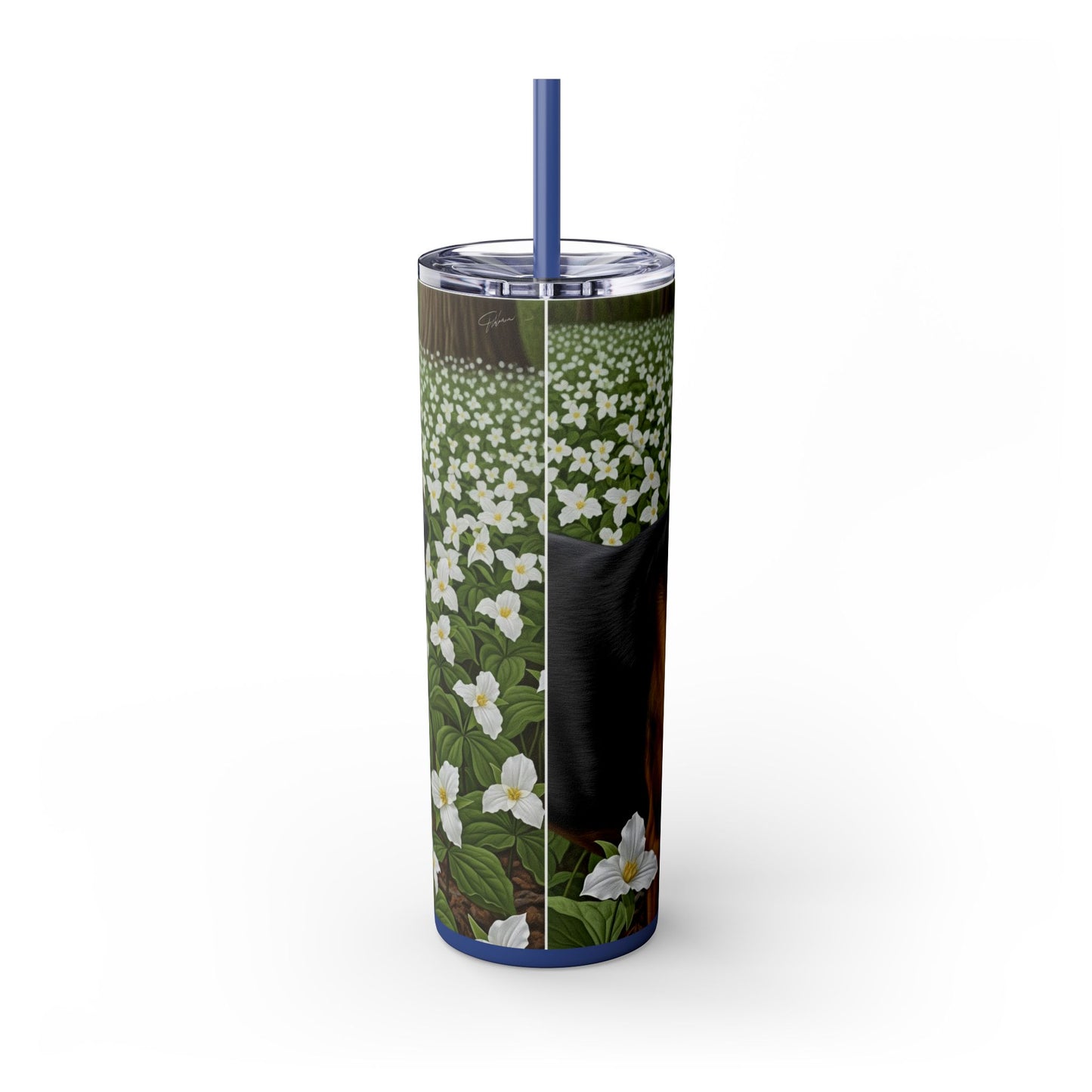 Treeing Walker Coonhound Tumbler with Straw, 20oz