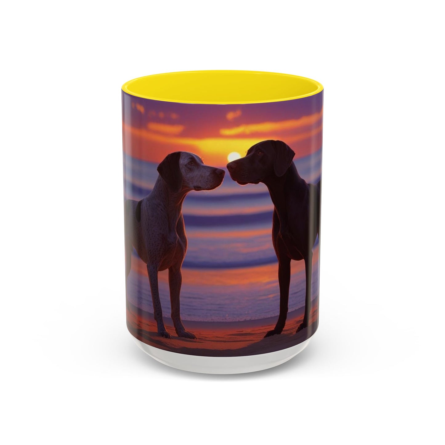 German Shorthaired Pointer Love Accent Coffee Mug - Perfect Gift for Dog Lovers