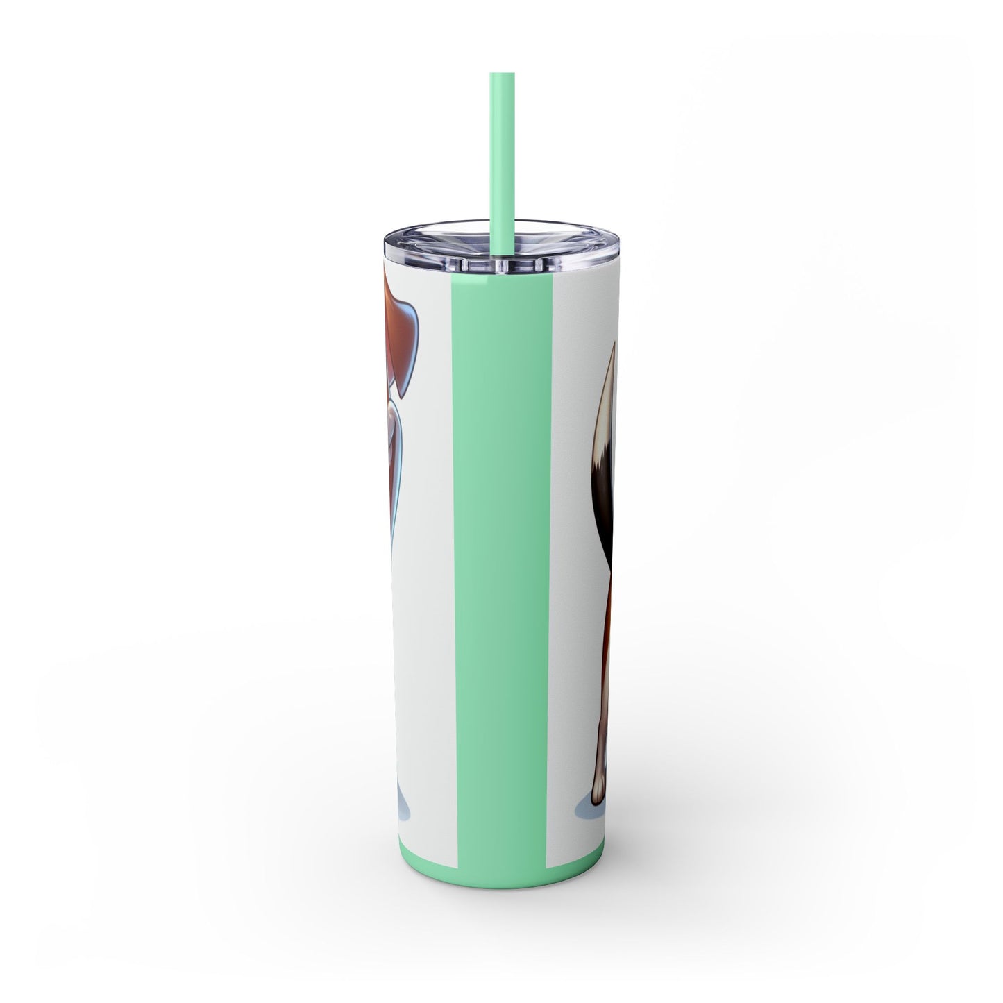 Teddy Roosevelt Terrier Tumbler with Straw, 20oz