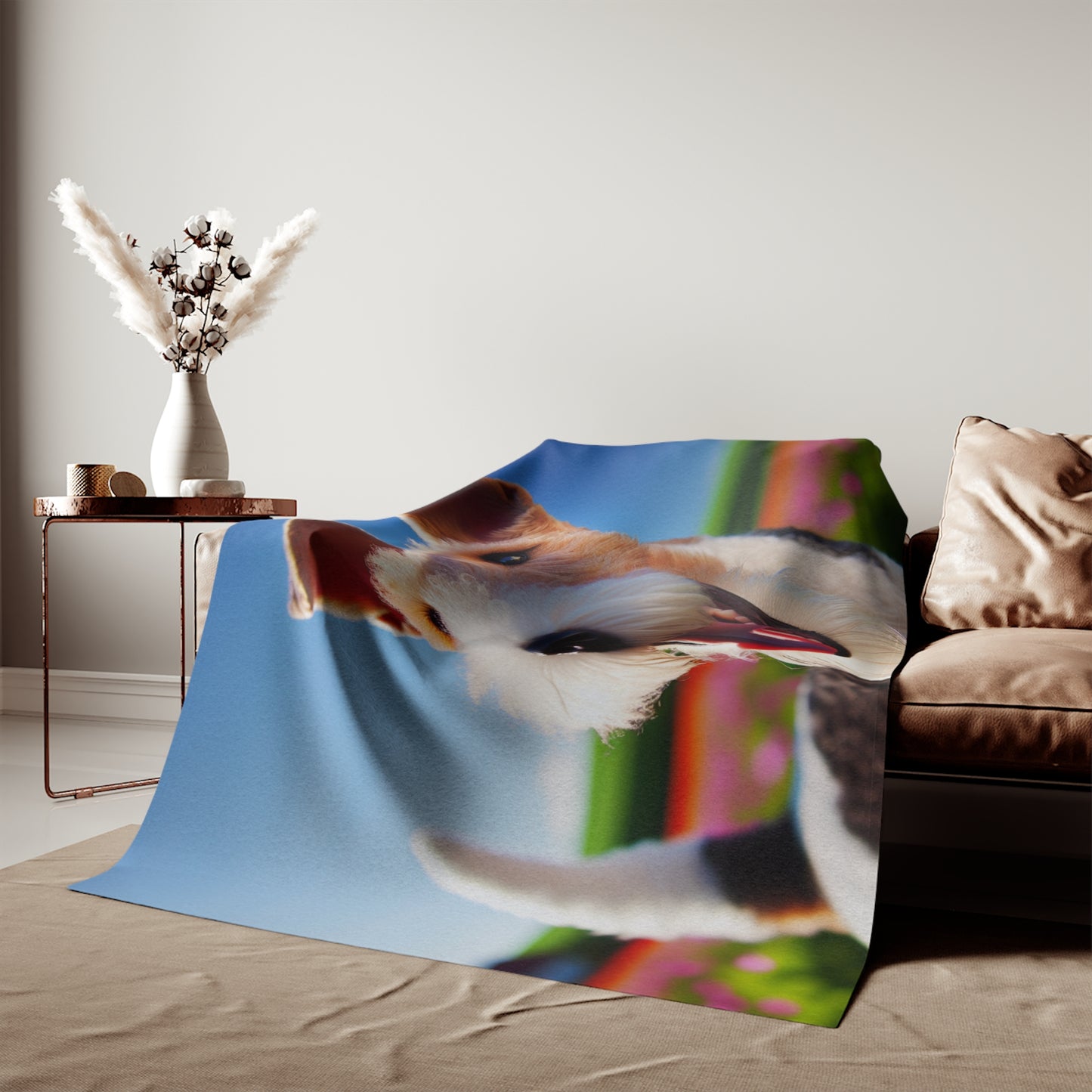 Wire Fox Terrier Sweatshirt Blanket
