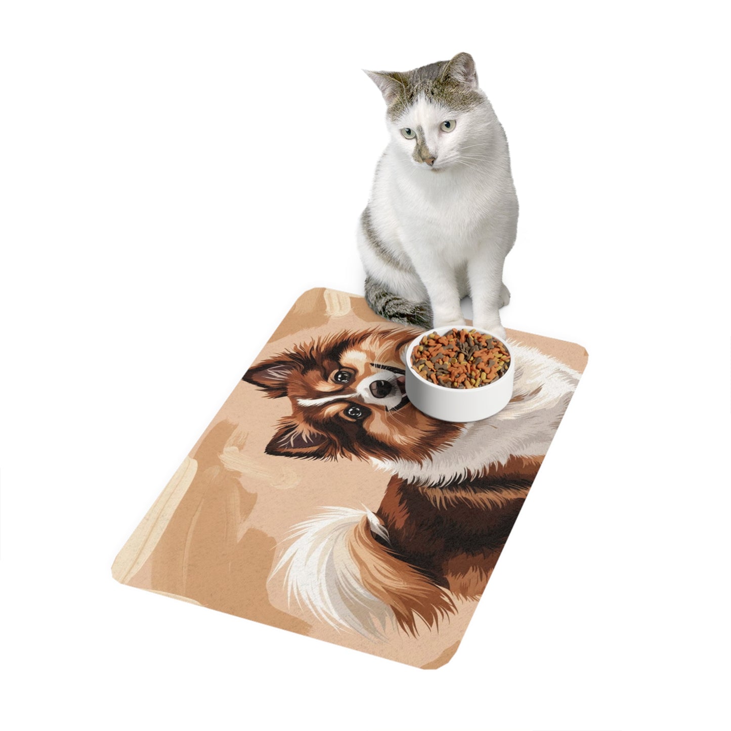 Pet Food Mat (12x18) - Keeshond
