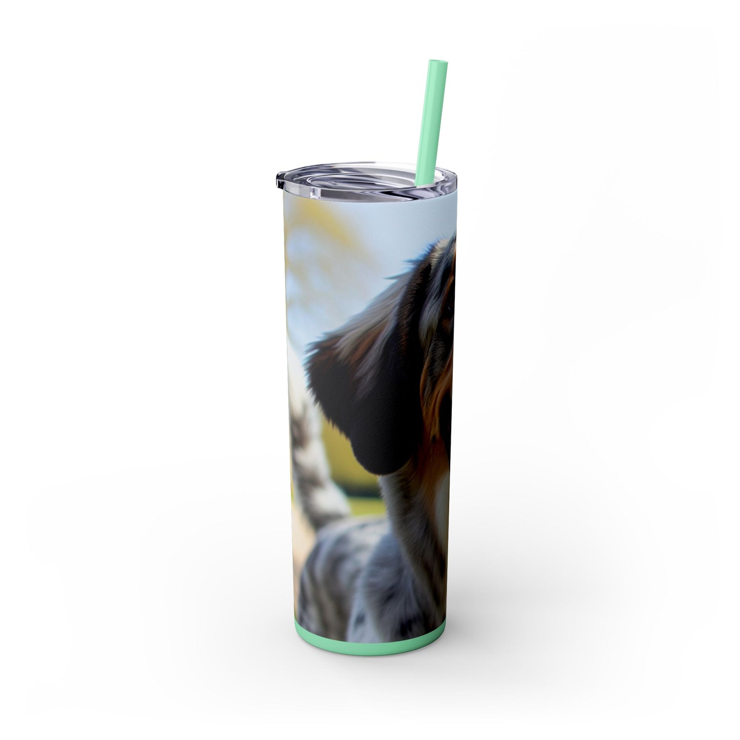 Braque Francais Pyrenean Tumbler with Straw, 20oz