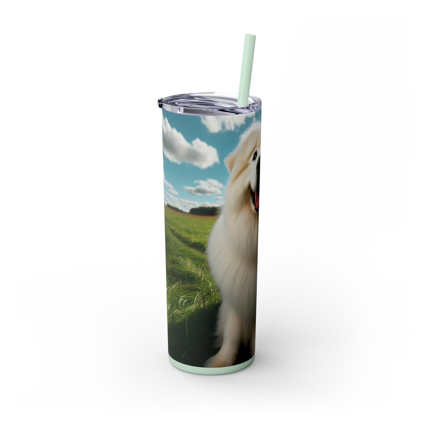 Maremma Sheepdog Tumbler with Straw, 20oz