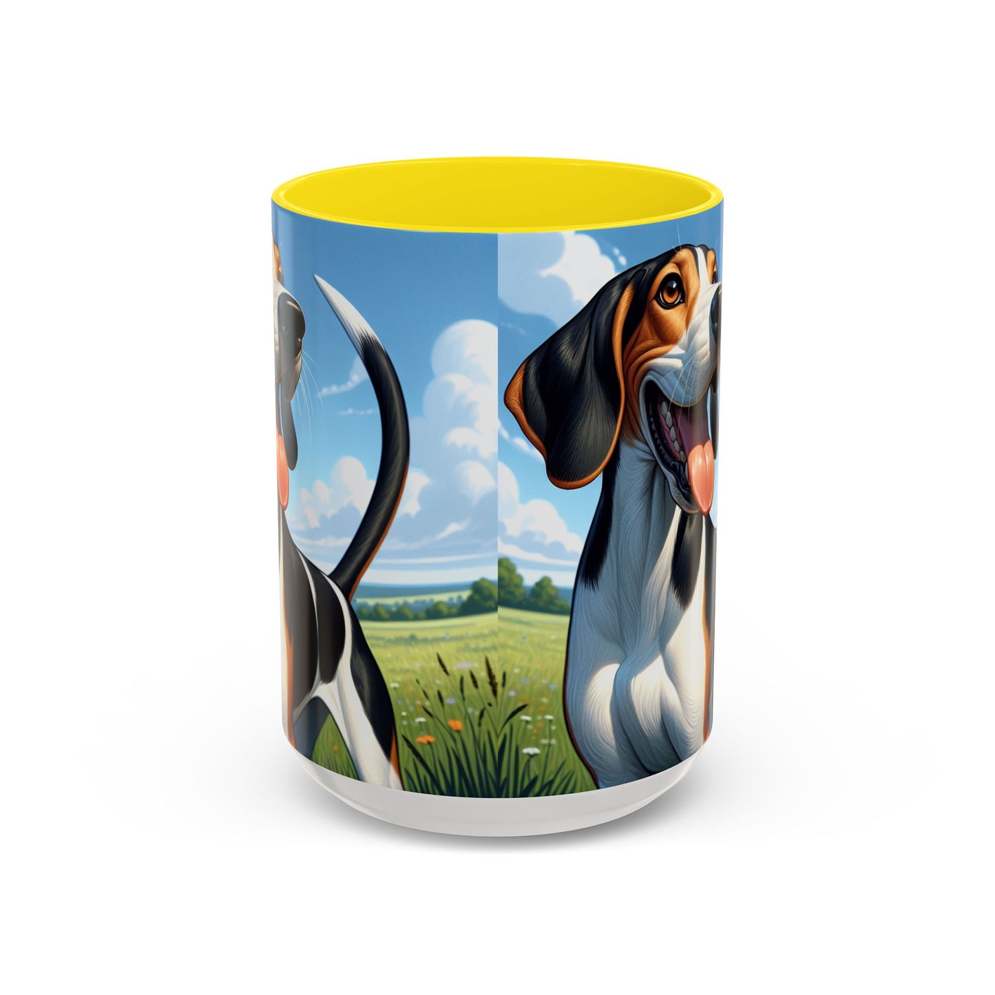 Treeing Walker Coonhound Accent Coffee Mug - Perfect Gift for Dog Lovers