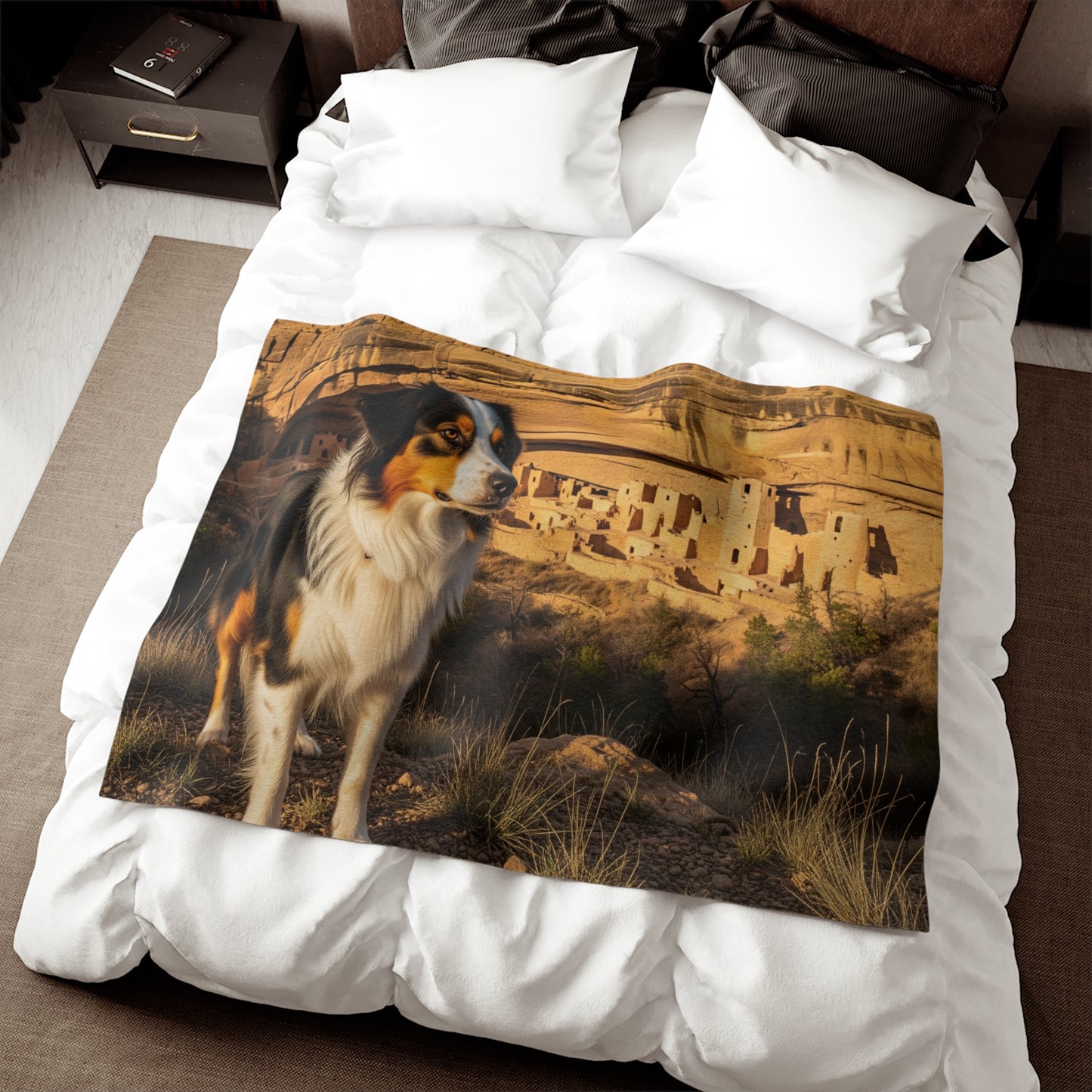 English Shepherd Dog Blanket