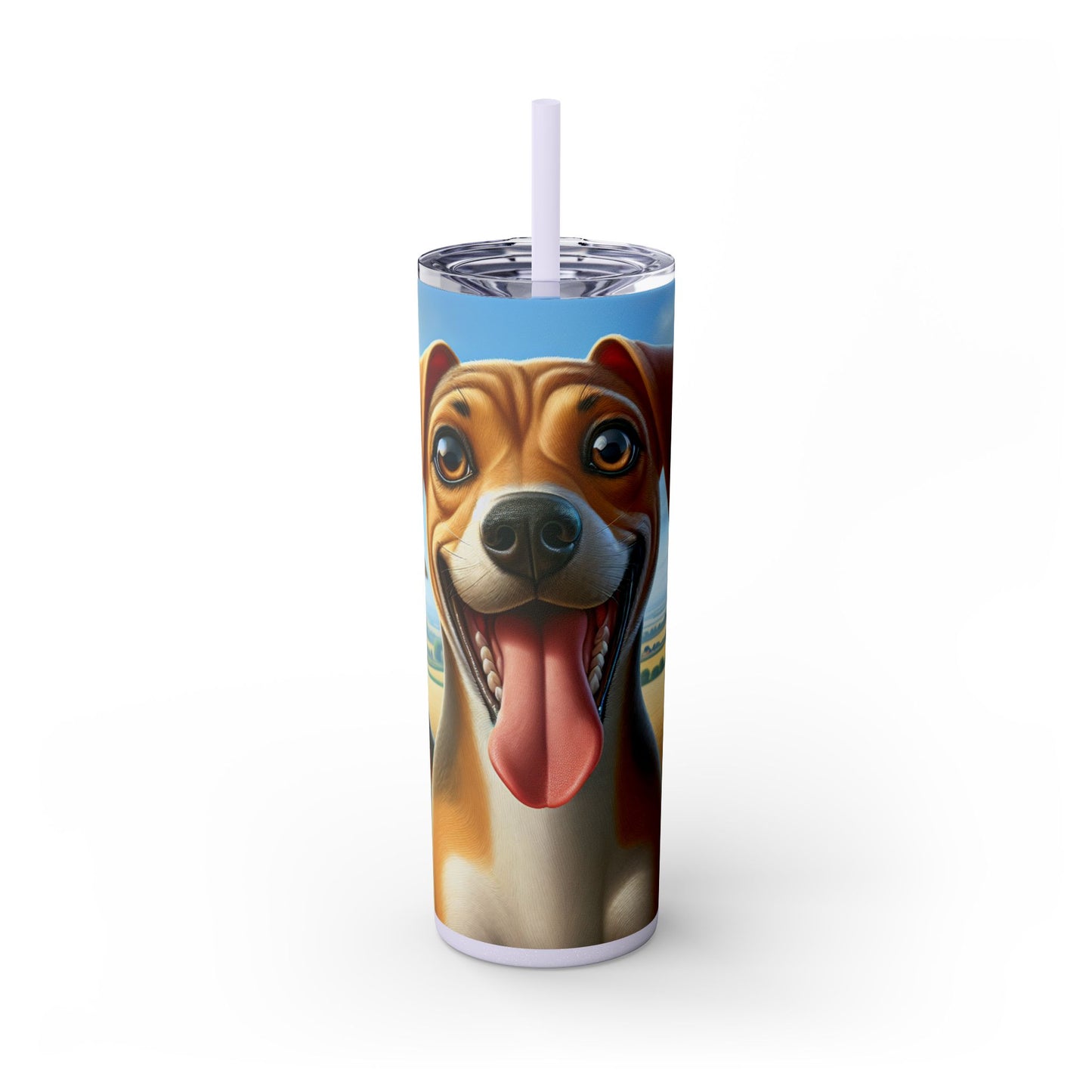 Banjara Hound Tumbler with Straw, 20oz