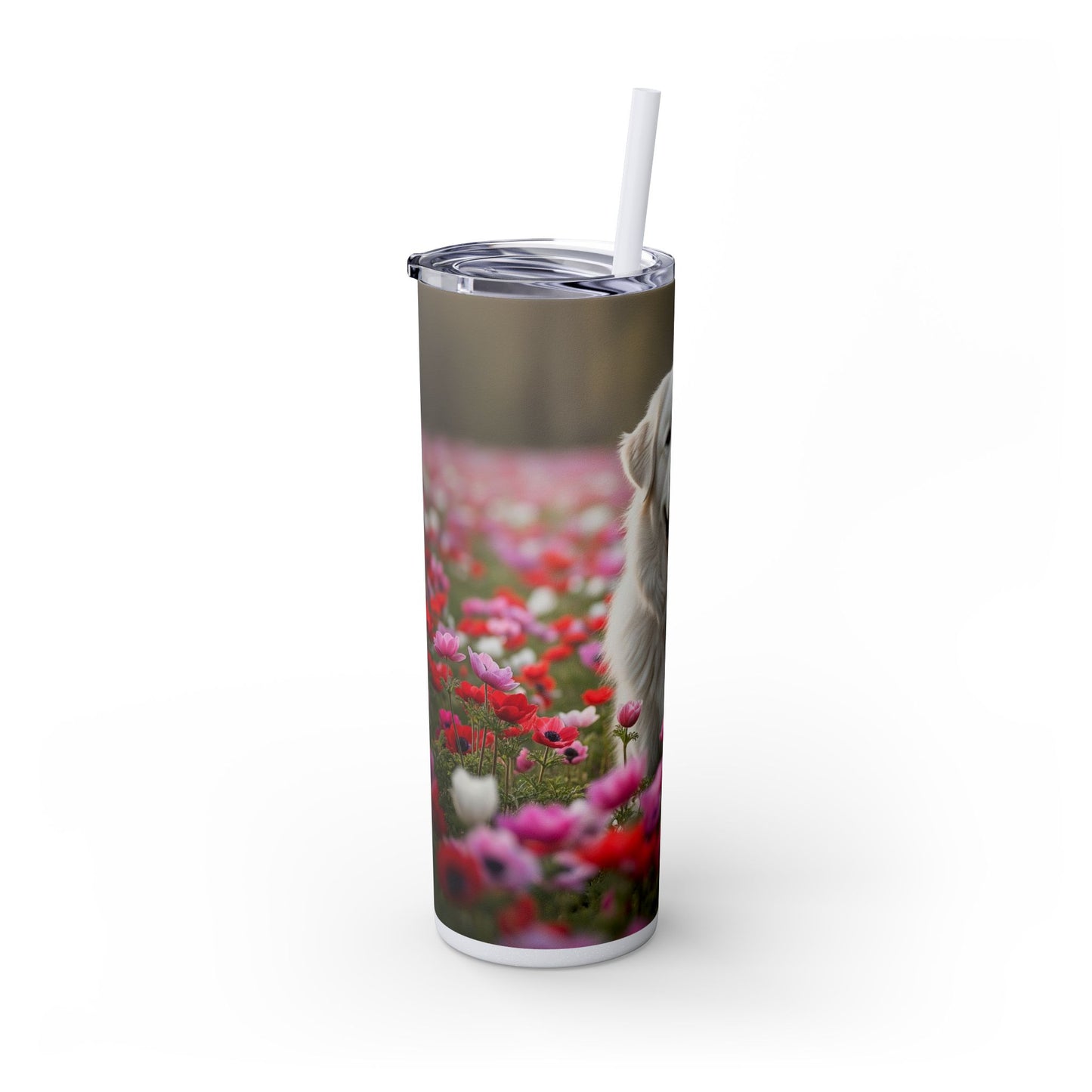 Maremma Sheepdog Tumbler with Straw, 20oz