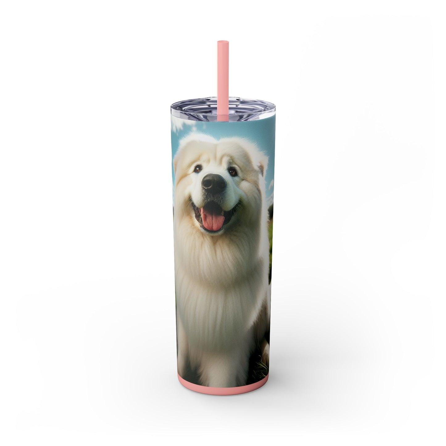 Maremma Sheepdog Tumbler with Straw, 20oz