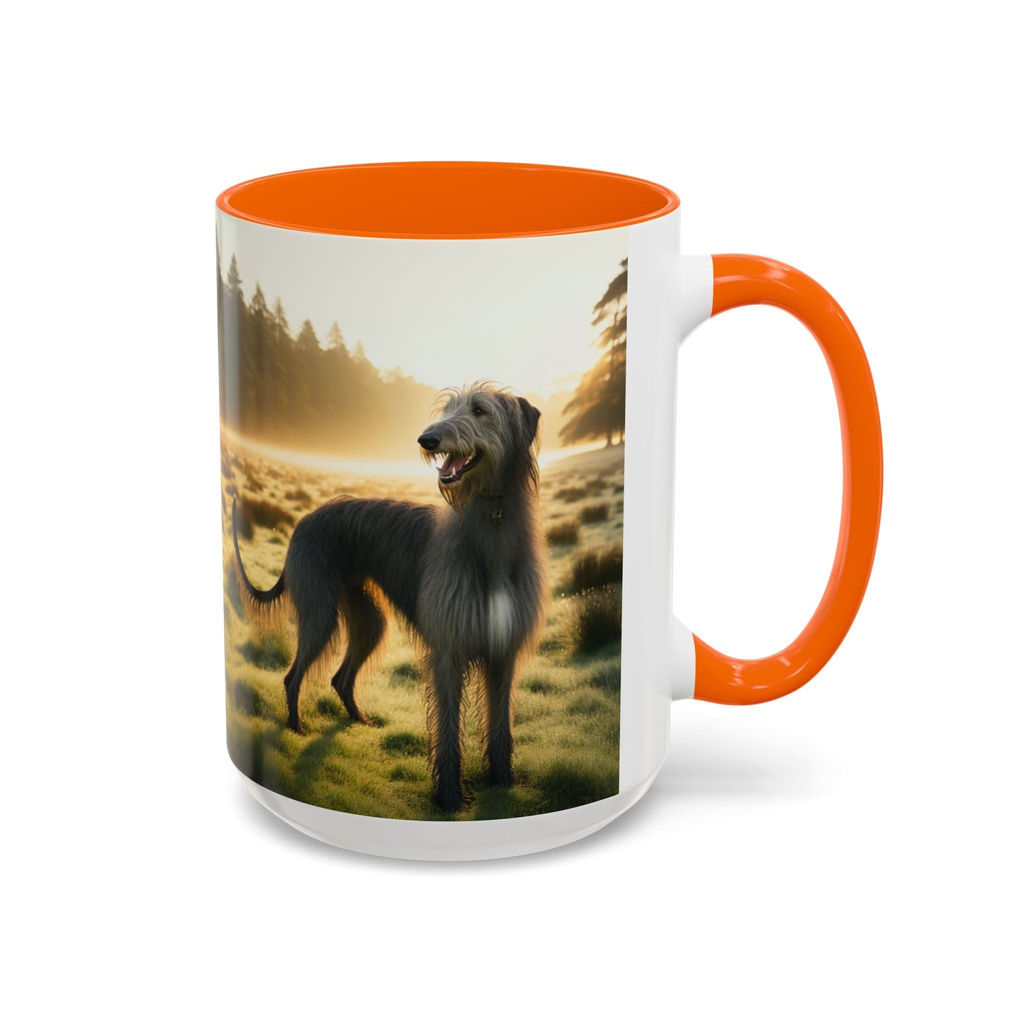Scottish Deerhound Accent Coffee Mug - Perfect Gift for Dog Lovers