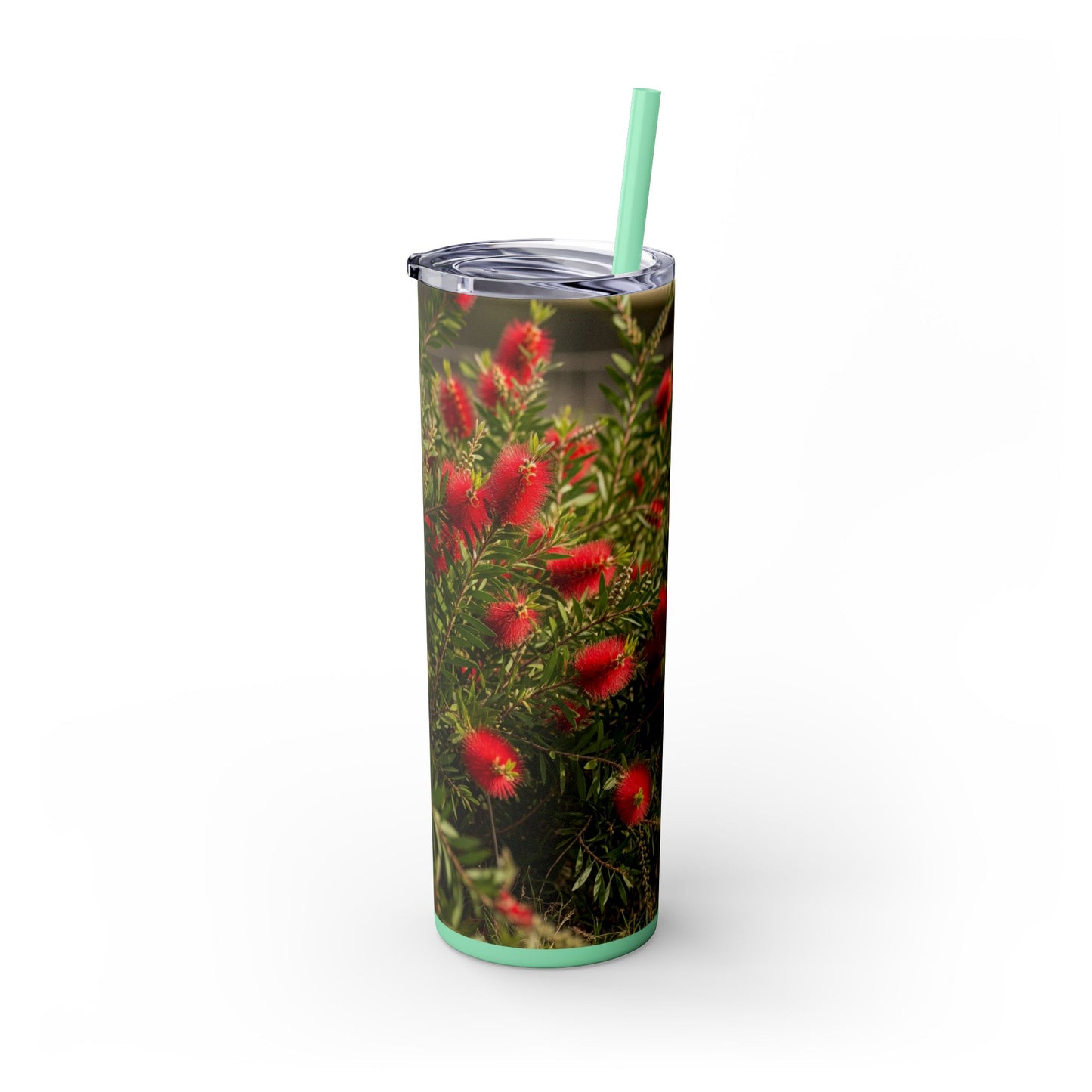 Australian Cattle Dog Skinny Tumbler with Straw, 20oz